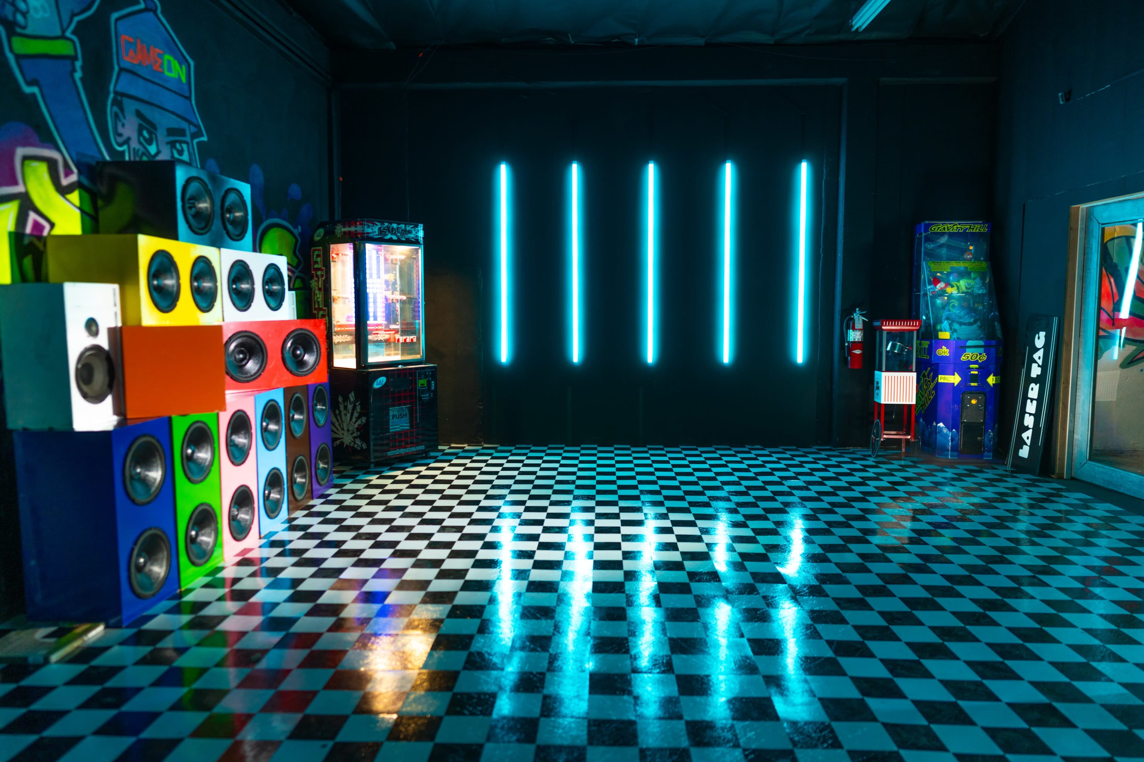 Retro Arcade Set with RGB lights Image in Boyle Heights, Los Angeles, CA