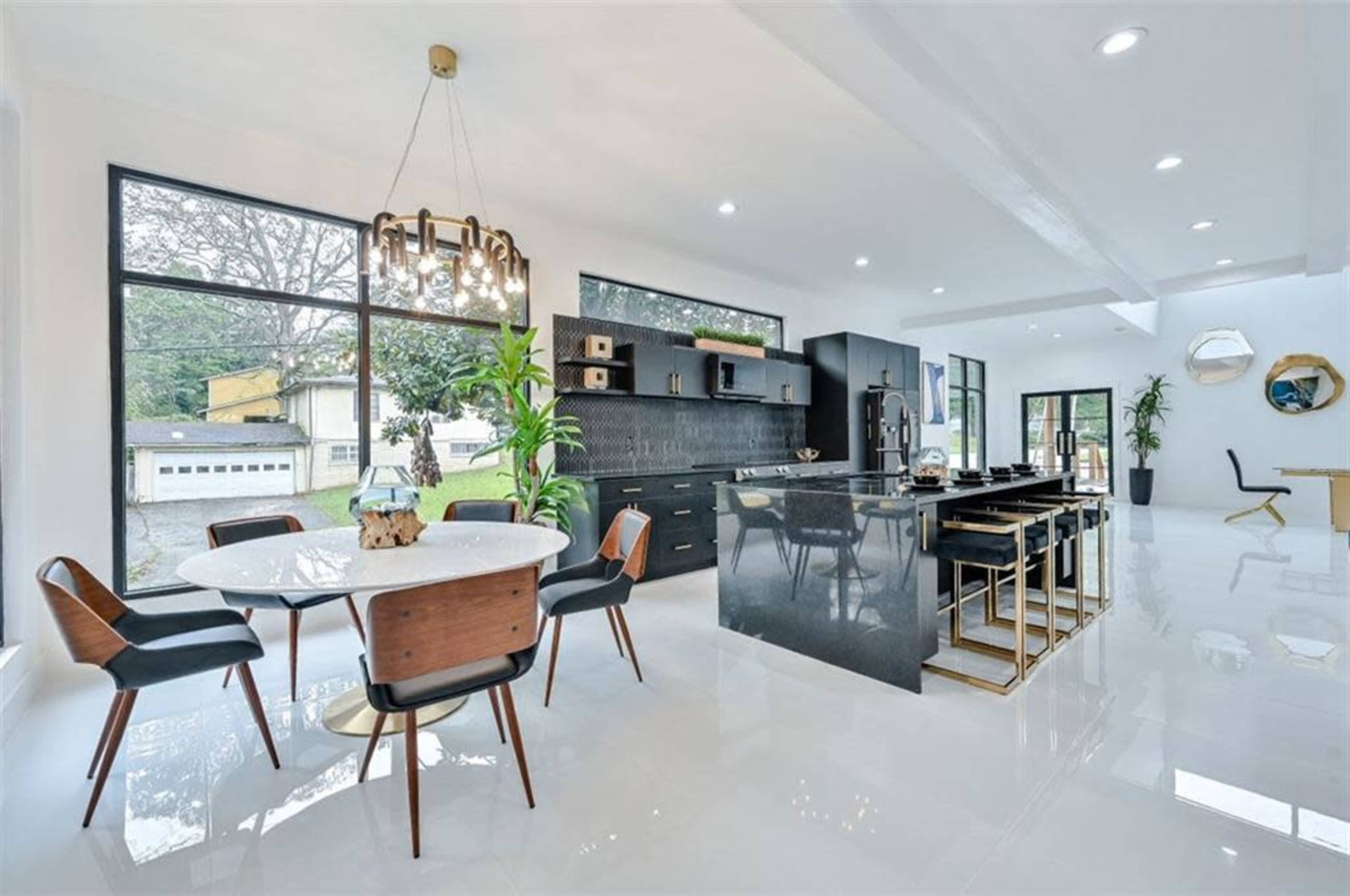 Modern Living Room/Kitchen/Dinning/Office (main level of house use only & exterior) Image in Westview, Atlanta, GA
