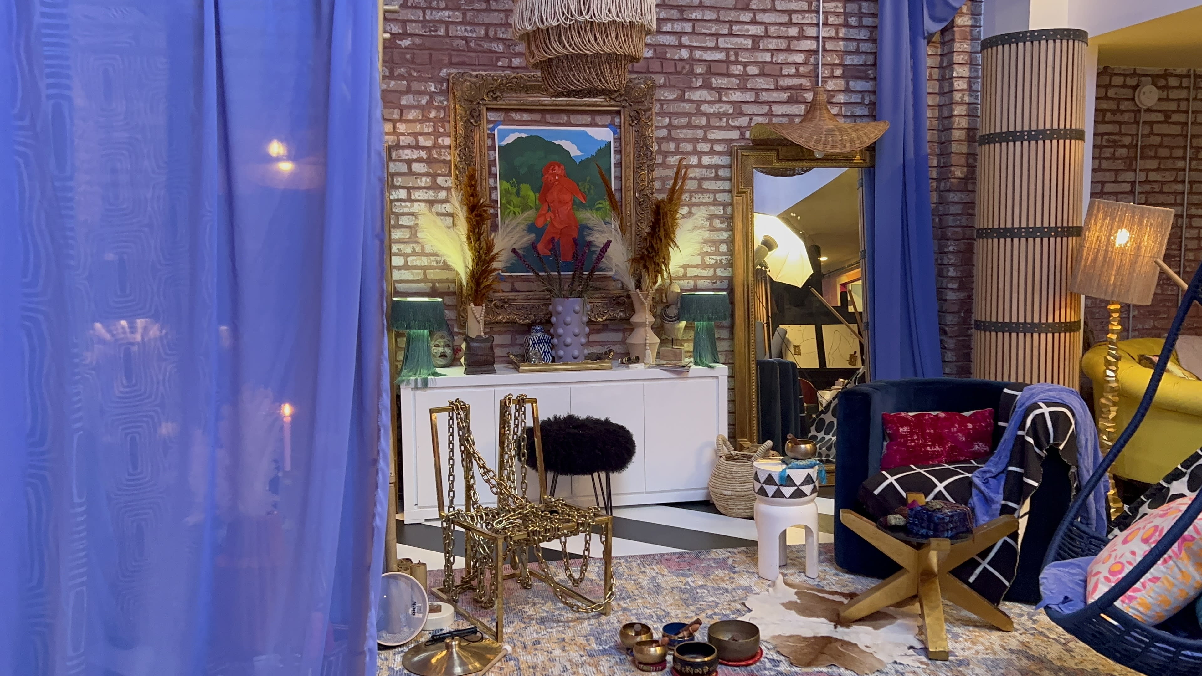 “LA BOHEME”  a creative immersive studio designed by Interior designer Bailey Li Image in Seventh Avenue, Newark, NJ