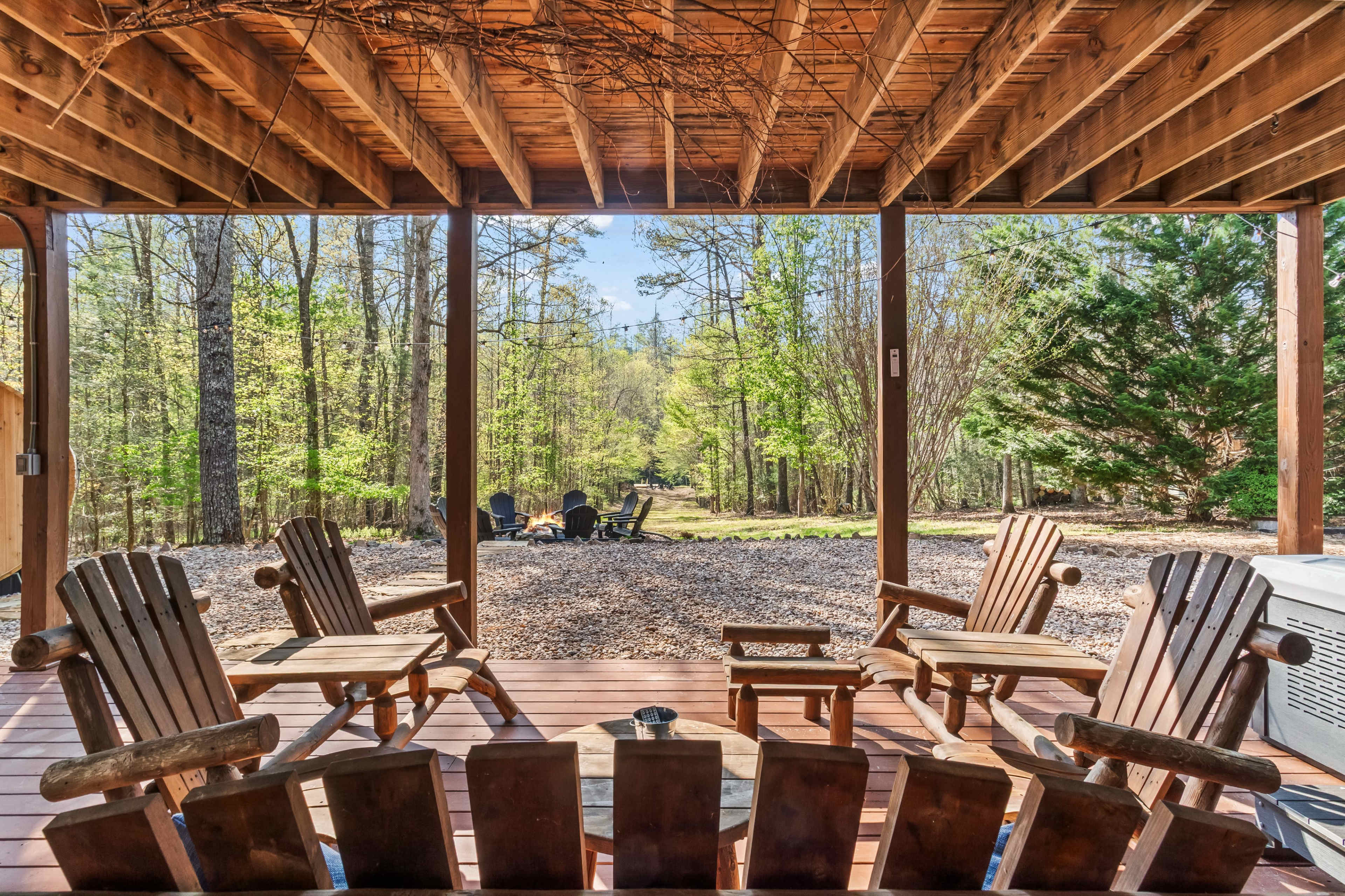 A Modern Wellness Cabin in Blue Ridge, GA, on Fightingtown Creek Image in , Epworth, GA