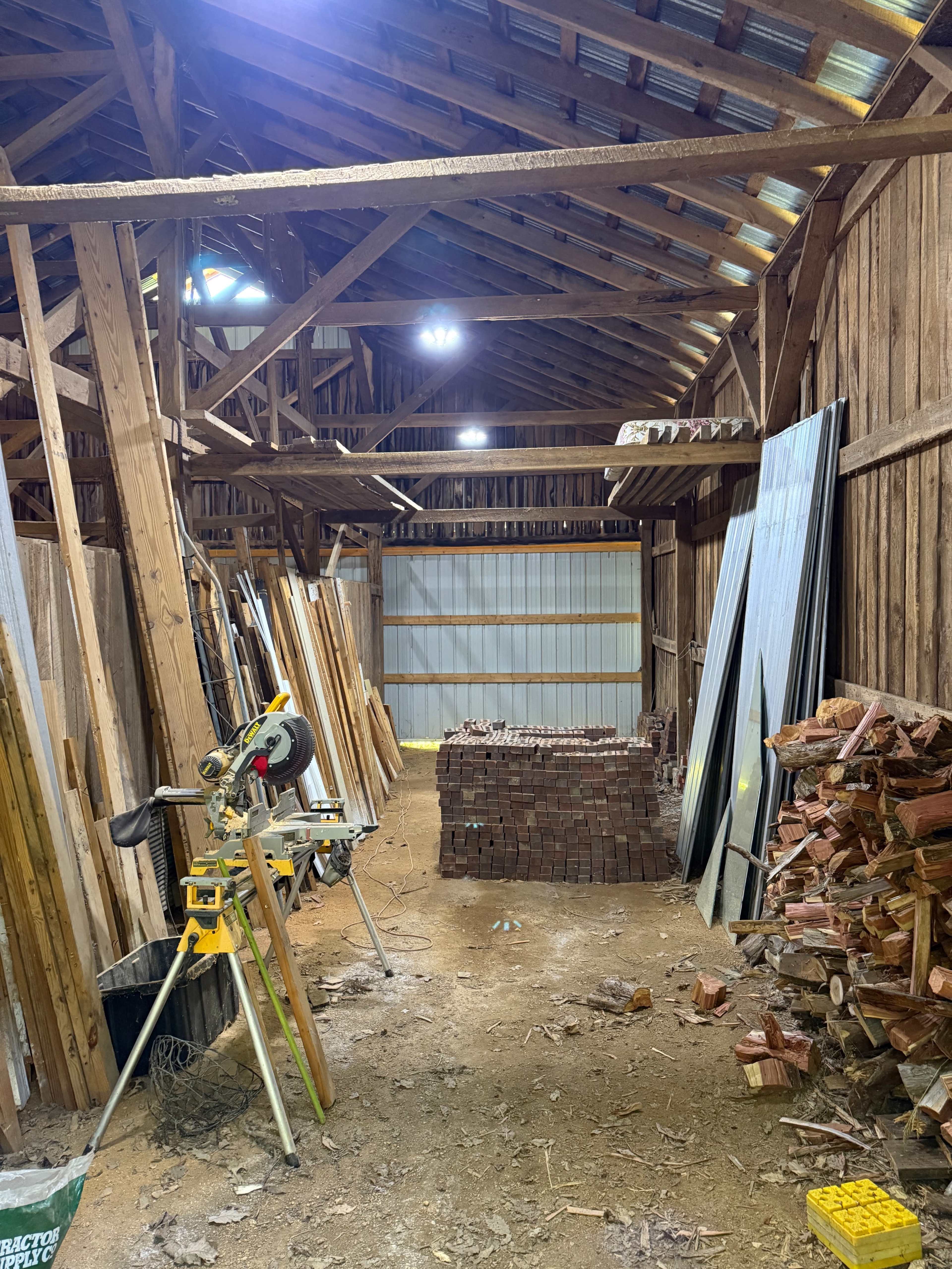 Charming Historic Barn Studio with Acres of Rolling Hay Meadows and Scenic Forested Upper Ridgeline Image in , Mount Pleasant, TN