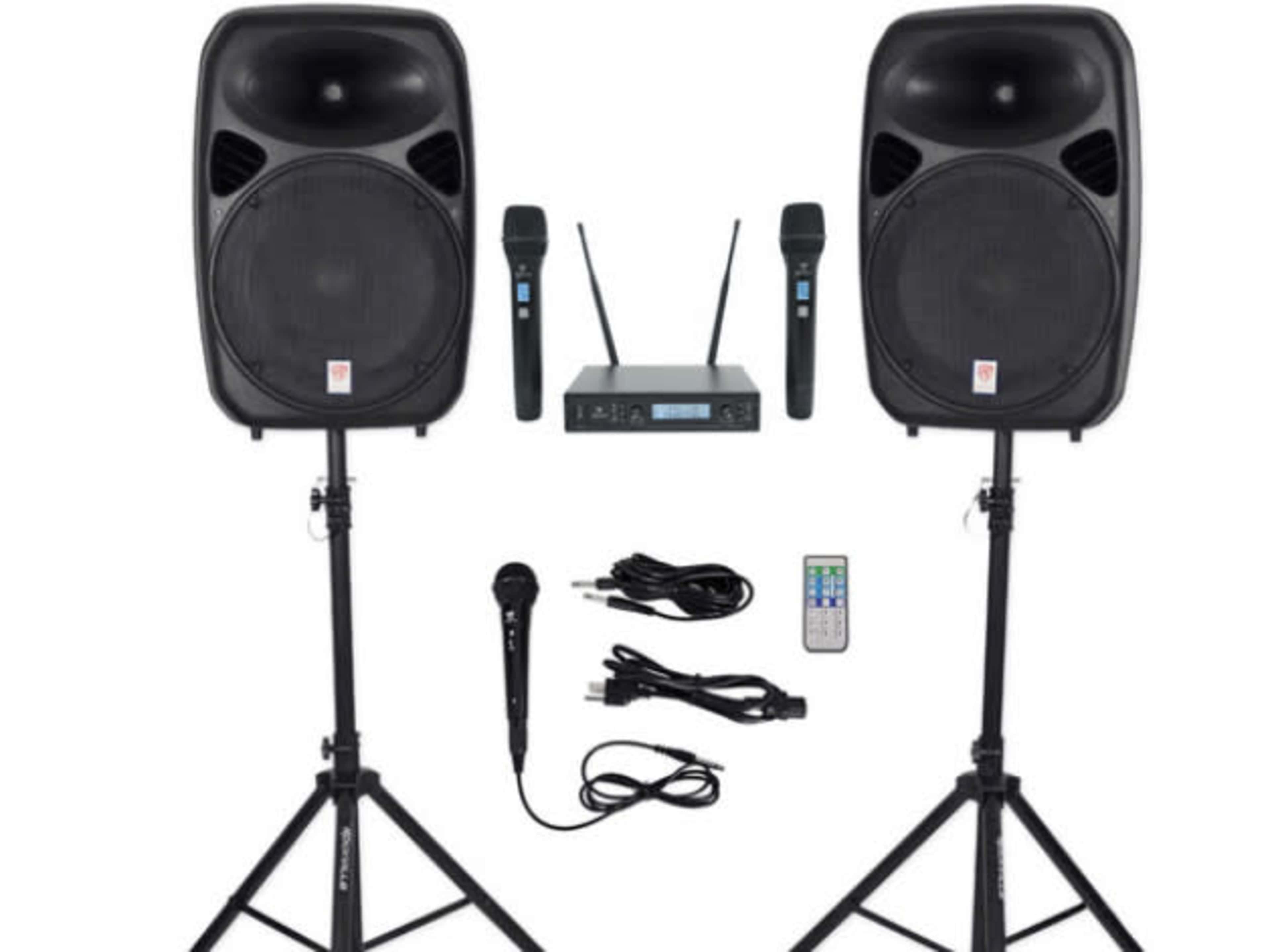 AV Package - 2 mics, 2 speakers