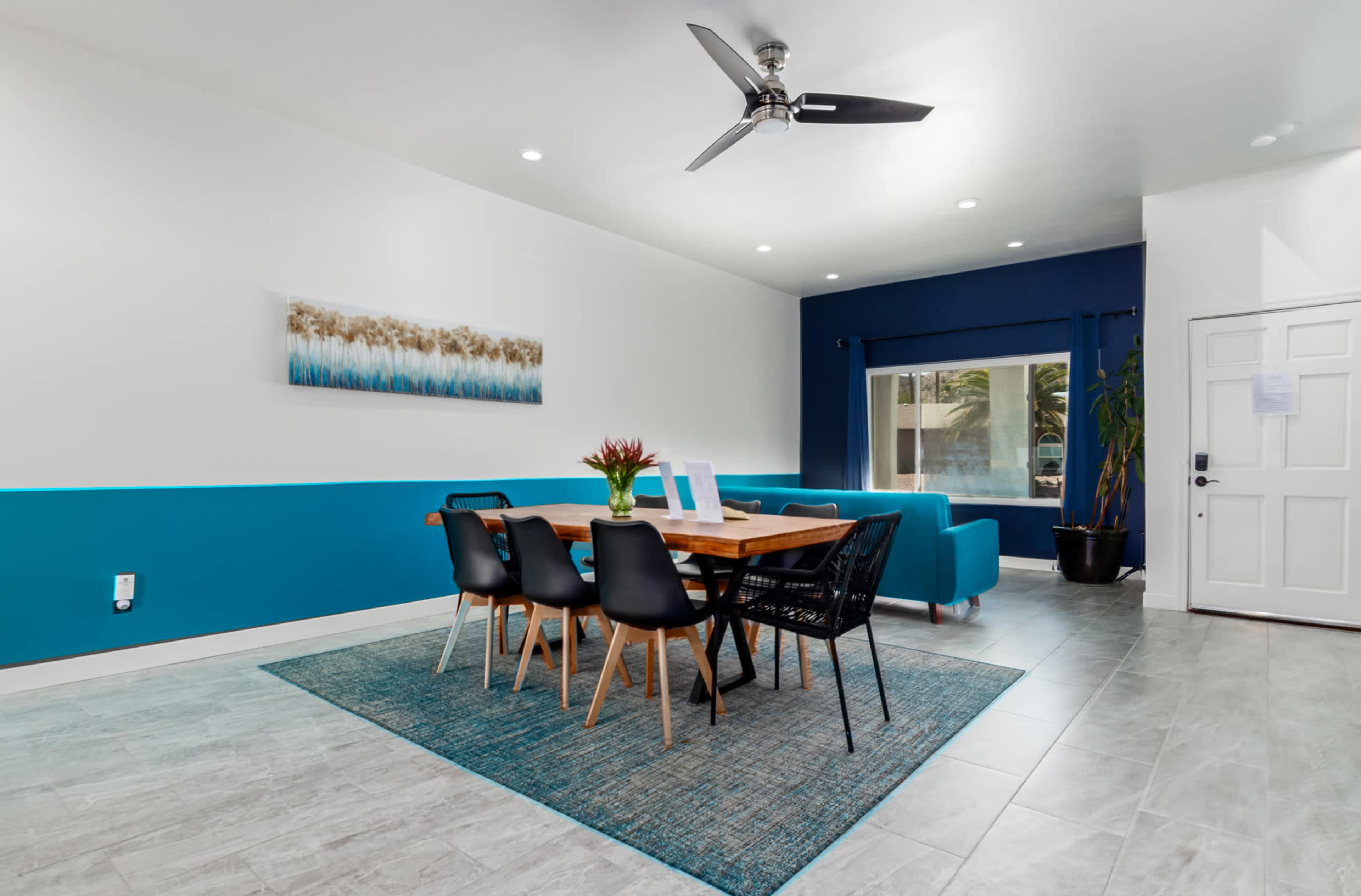 Pool with South Mountain views & Minimalist mid-century modern decor Image in Ahwatukee Foothills Village, Phoenix, AZ
