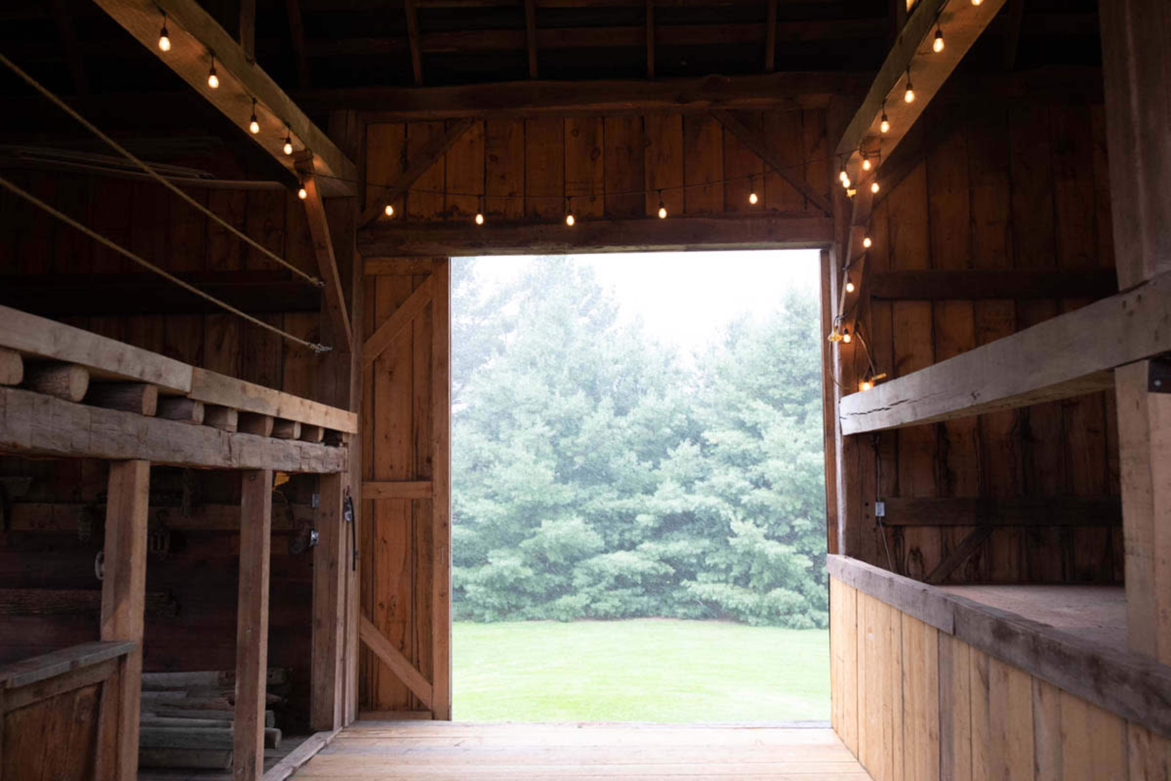 Hobby farm with large historic barn with rustic studio space and a cozy country cabin. Image in Brant, Caledonia, ON