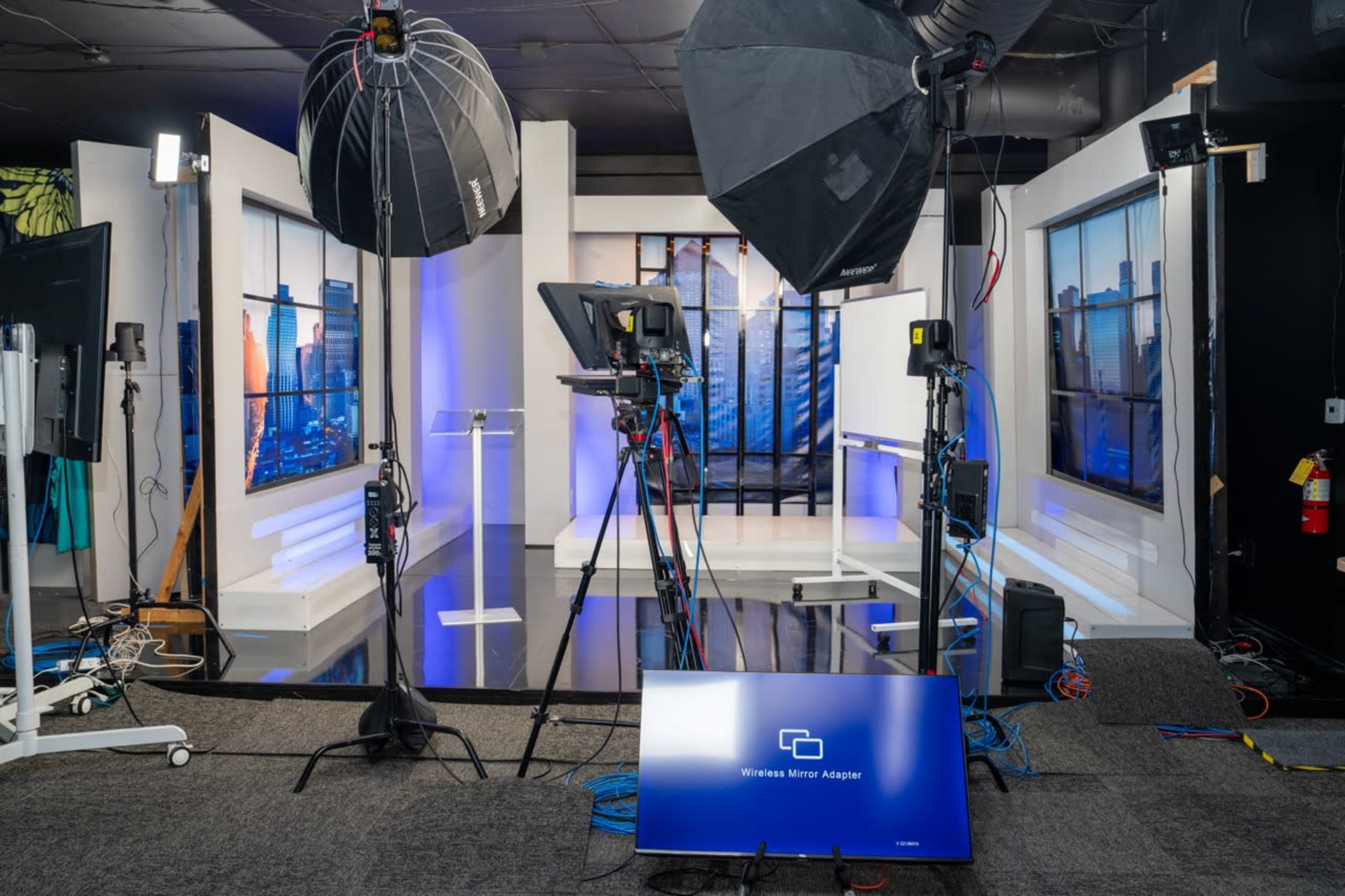 Creative Studio with Lights & City Backdrop – Irvine Image in Irvine Business Complex, Irvine, CA