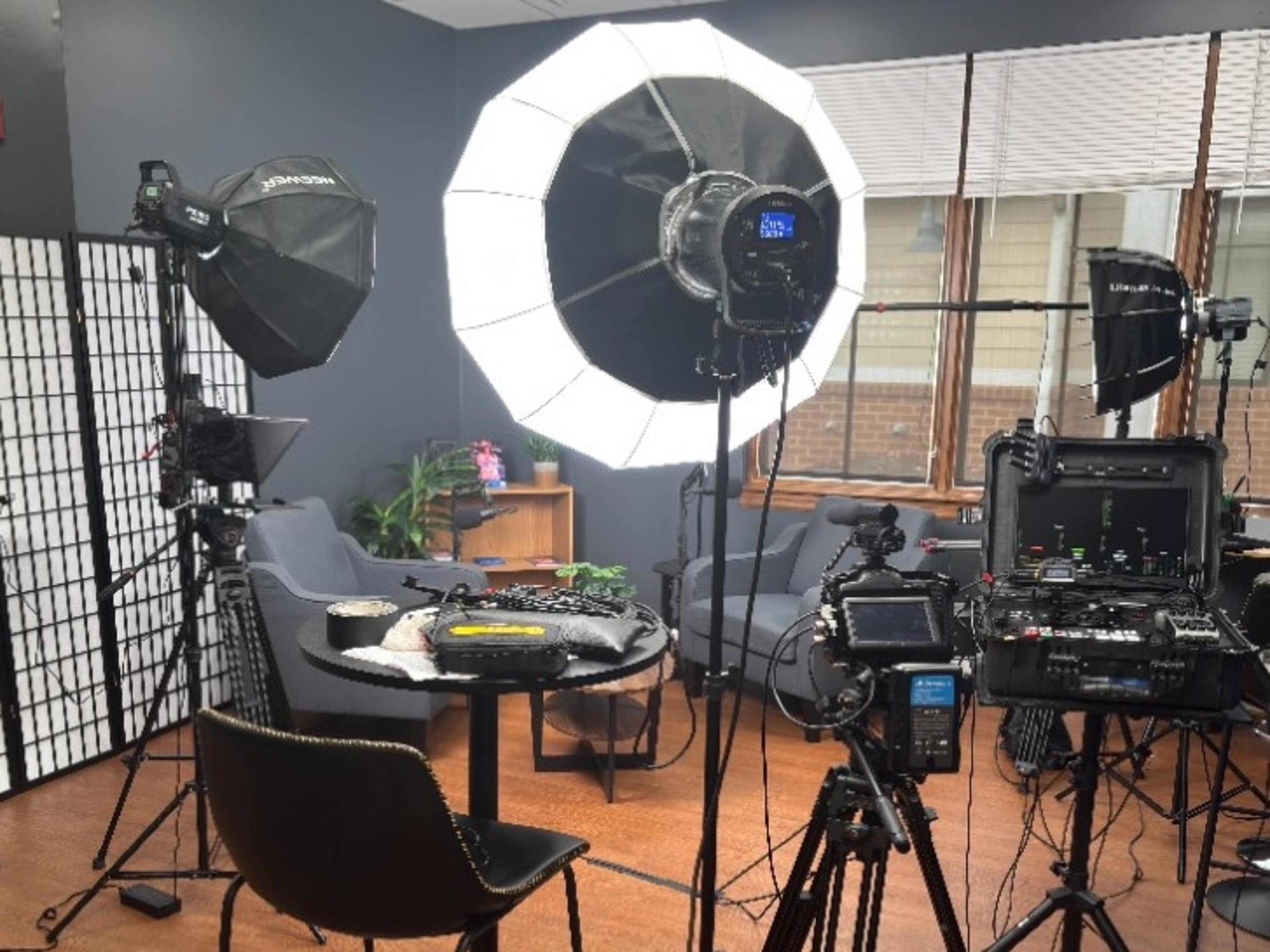 Podcast Equipment with Operator