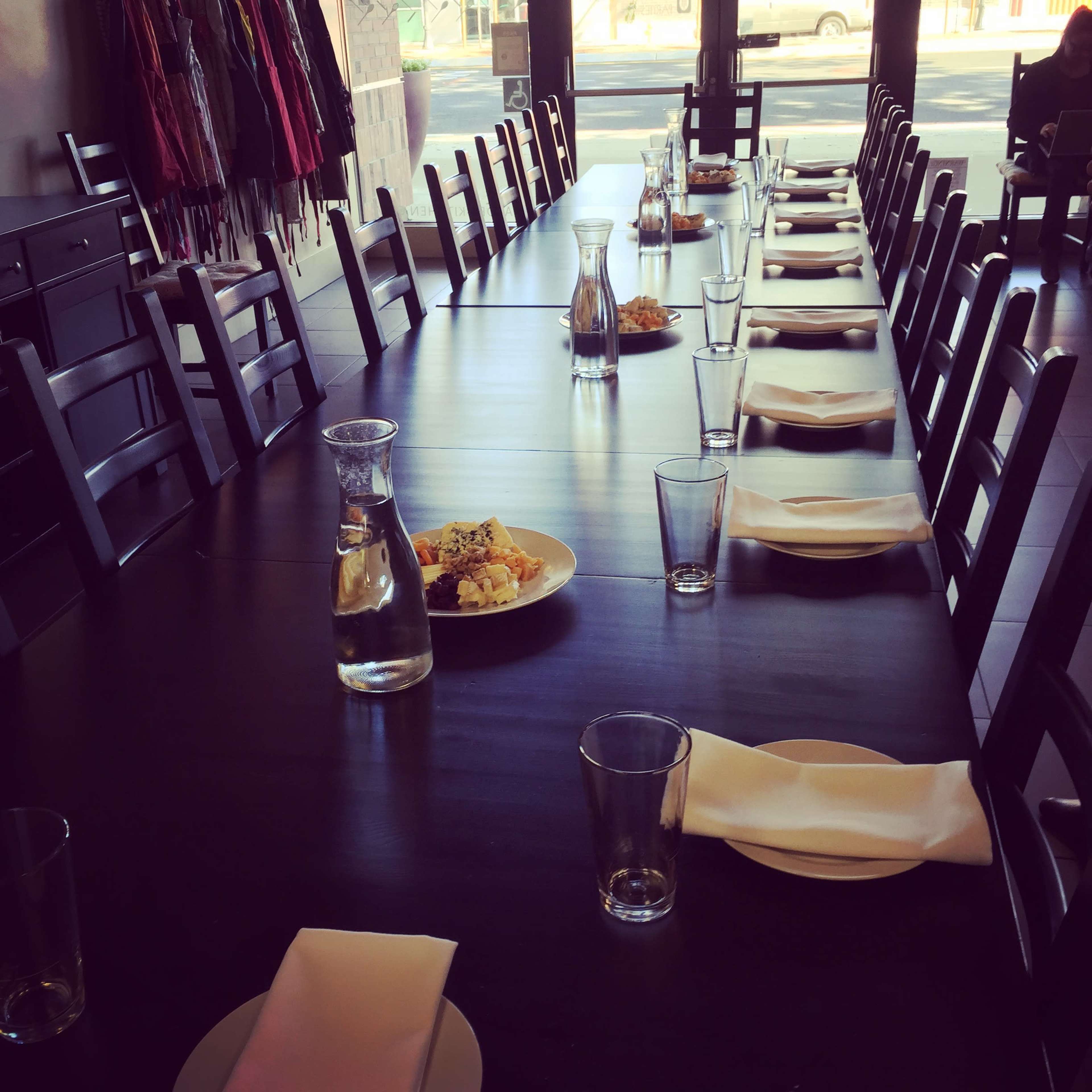 Open Commercial Kitchen with Light Bright Dining Space Image in Central San Jose, San Jose, CA