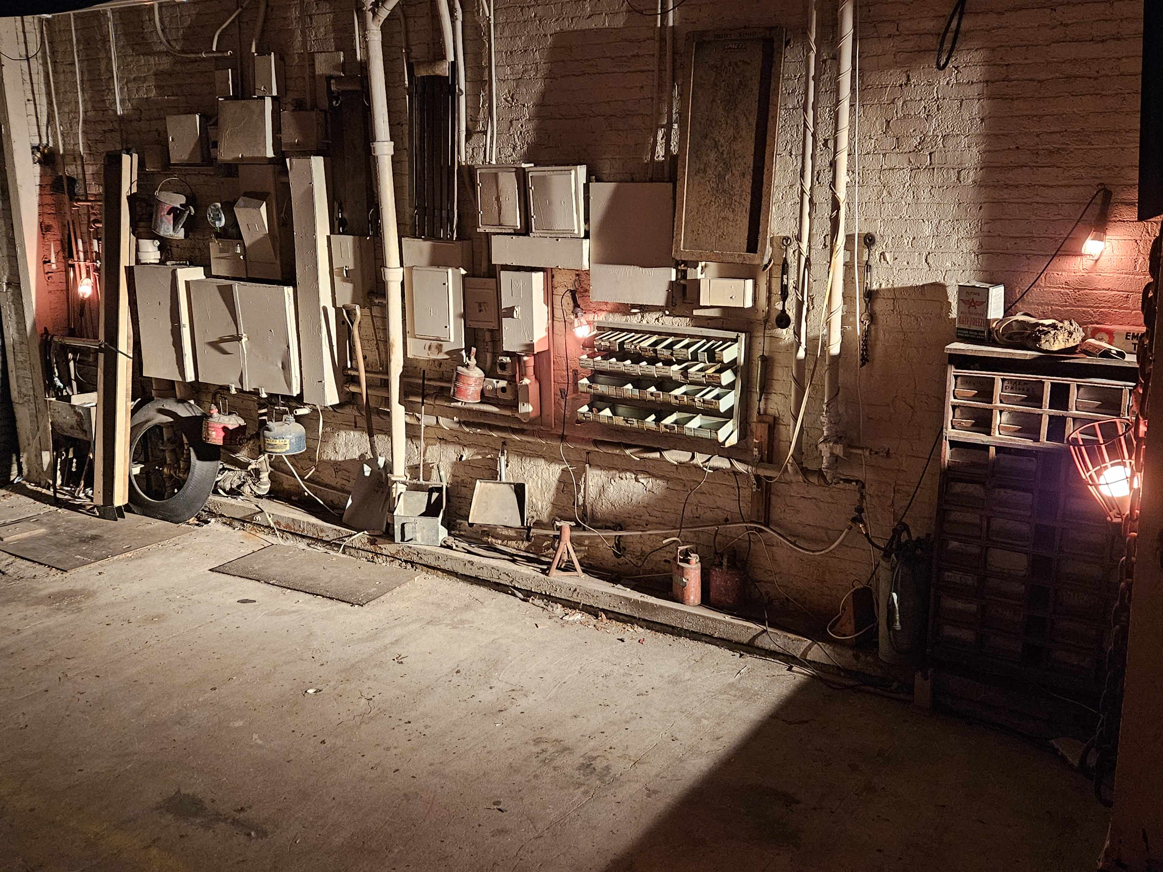 Garage & Loading Dock in 1920s Factory Warehouse Image in Williamsburg, Brooklyn, NY
