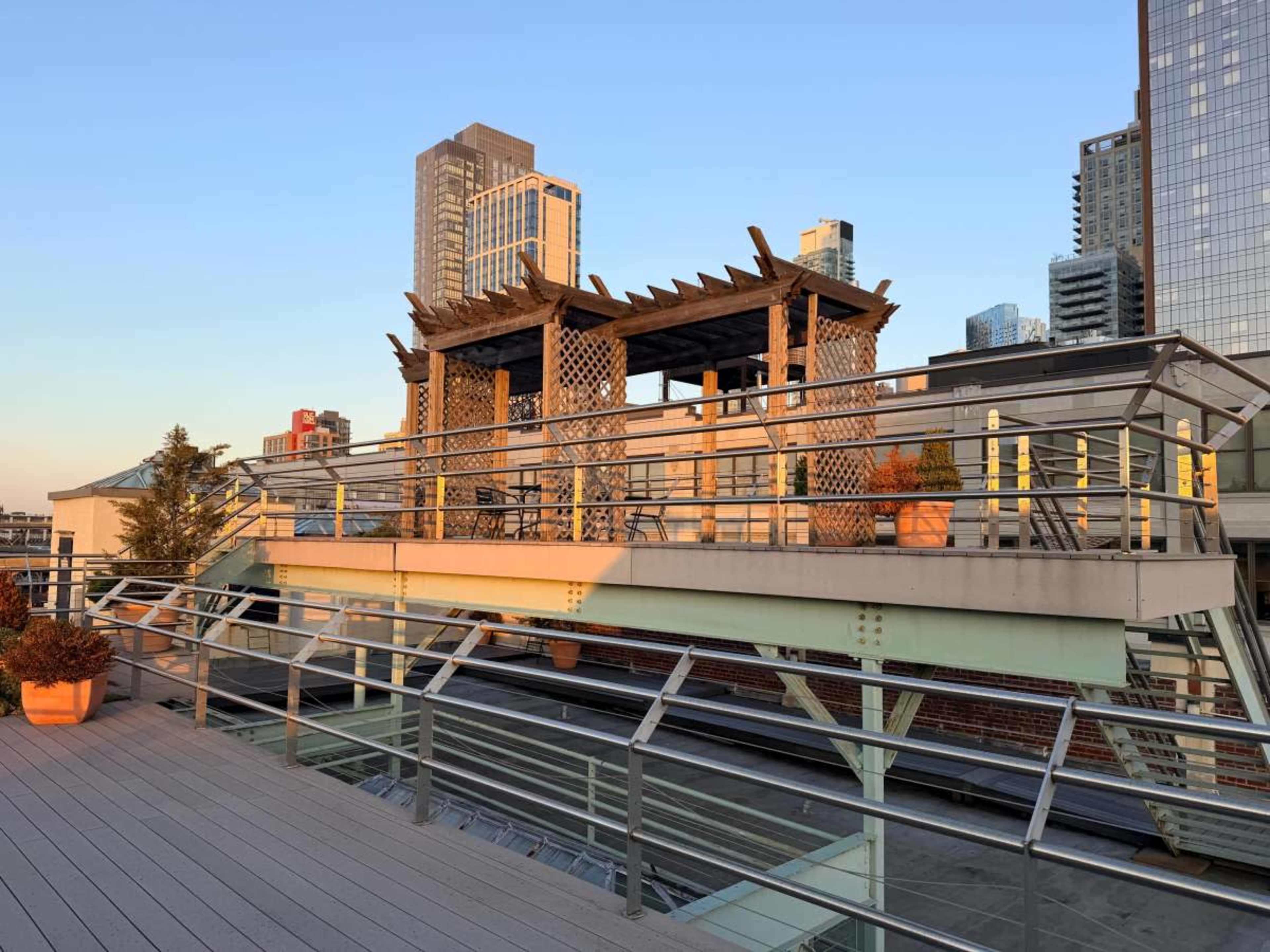 Urban Rooftop with View of NYC Skyline Image in Long Island City, Long Island City, NY