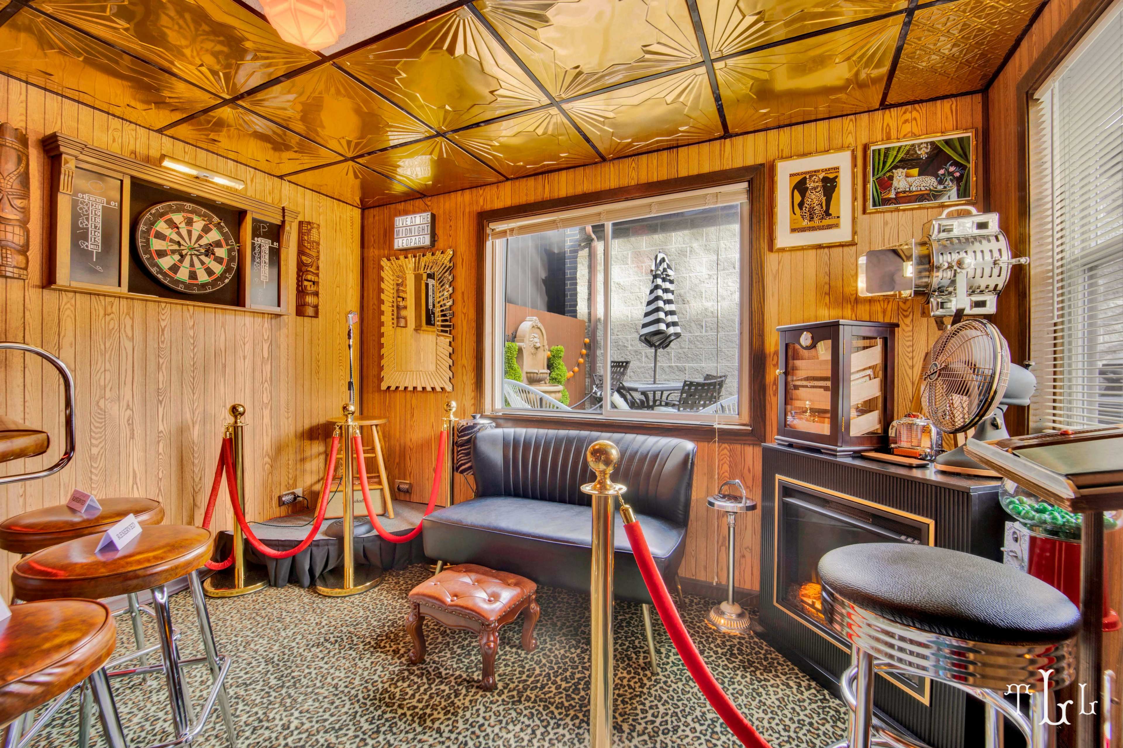 Midnight Leopard Lounge  - Bespoke Vintage Speakeasy in Bucktown Image in Bucktown, Chicago, IL