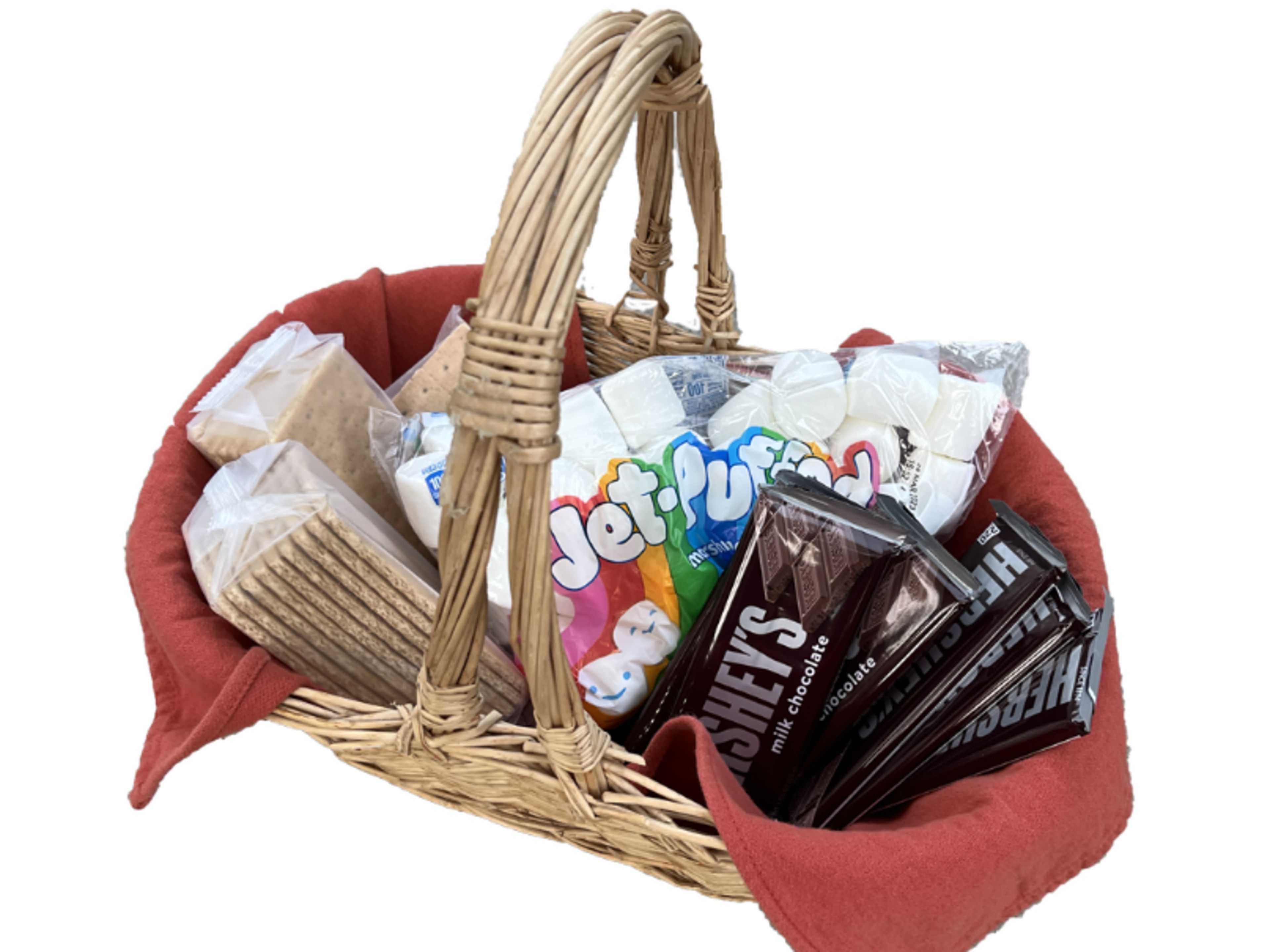 S'mores Basket prepared for you