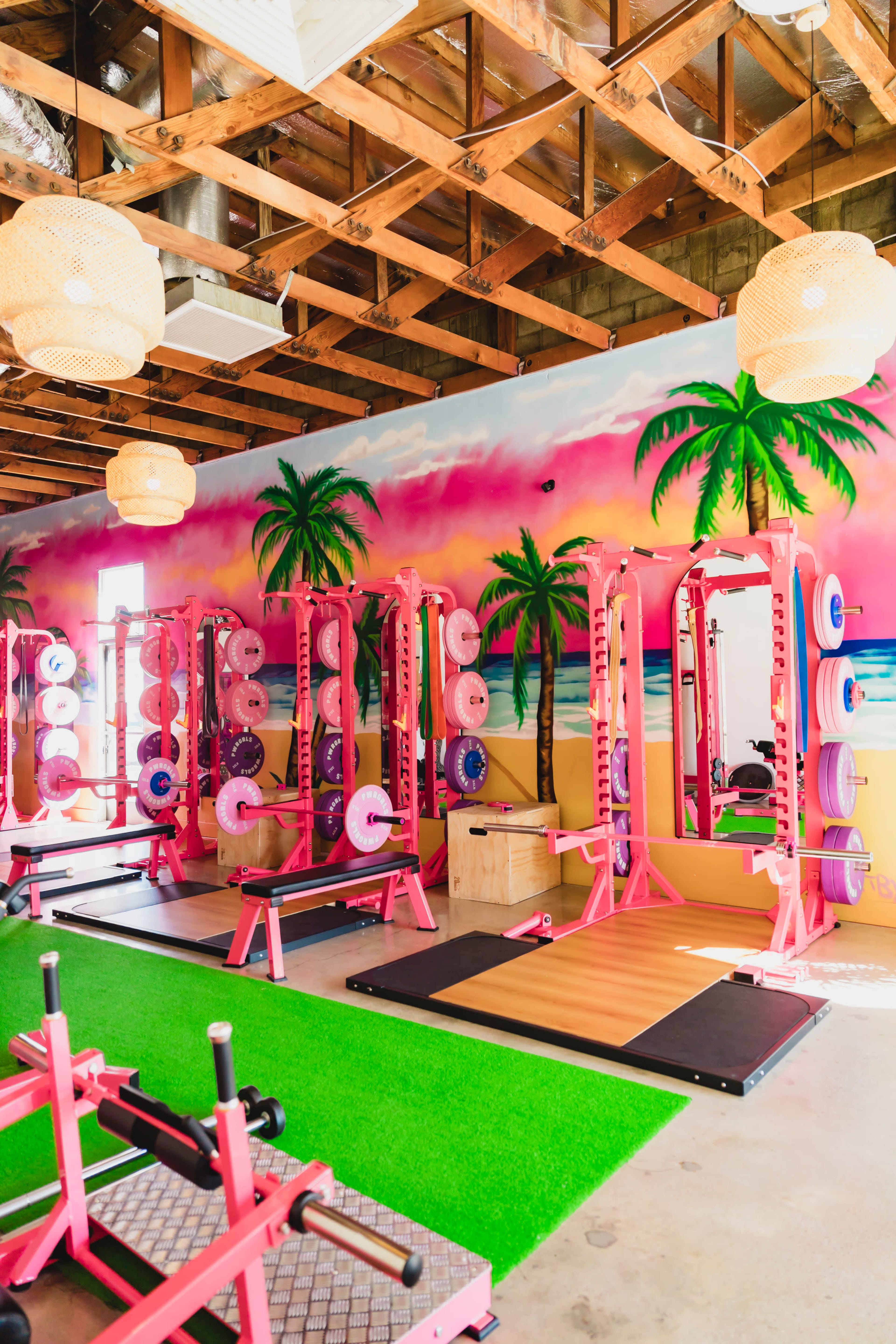 PWRGRLS Pink Gym – Beach Vibes, Strength, & Bold Feminine Energy Image in Sherman Oaks, Sherman Oaks, CA