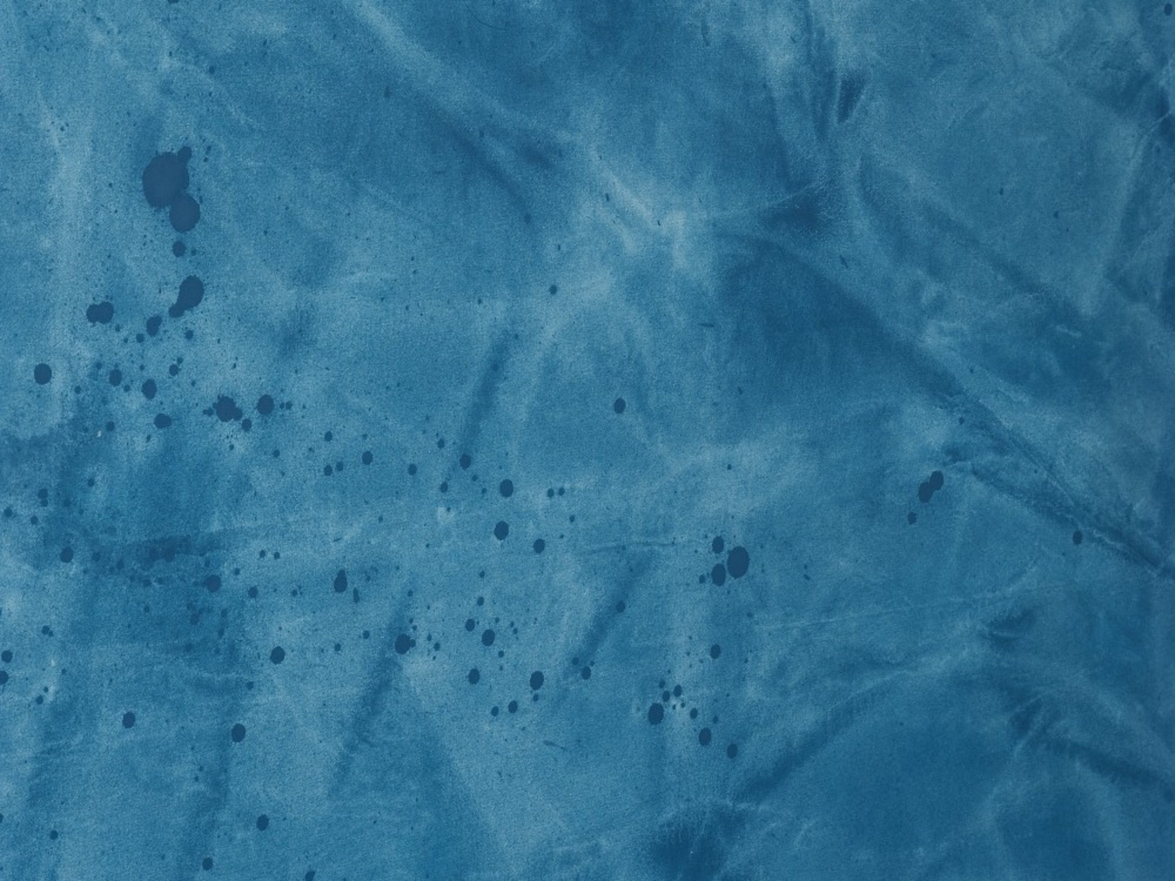 9' Hand Painted Muslin (Blue)