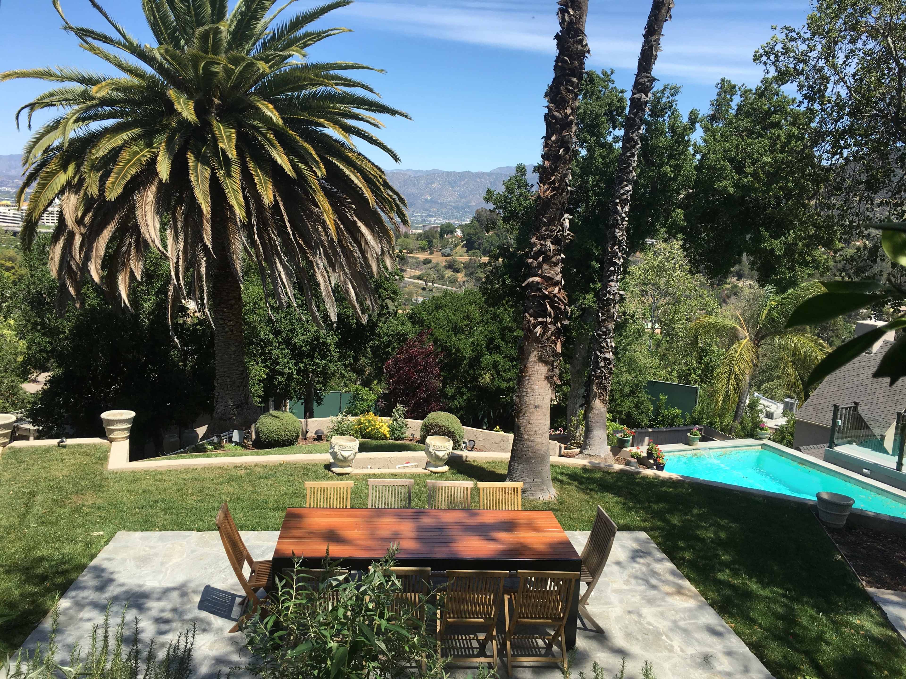 Hollywood Hills Sun-drenched Garden and Cottage Image in Central LA, Los Angeles, CA