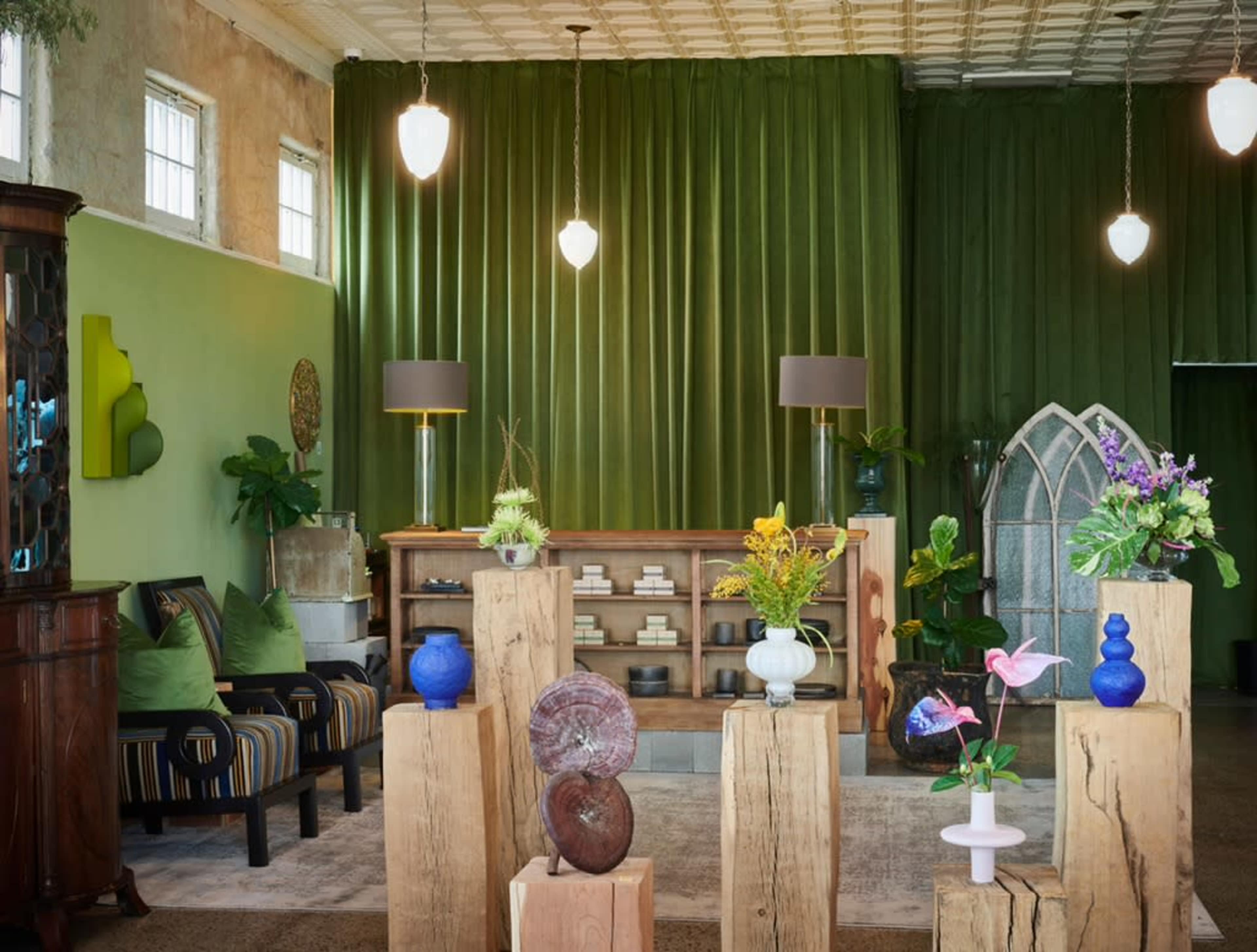 Light-Filled Floral Design House and Gallery on Historic Swiss Avenue Image in Old East Dallas, Dallas, TX