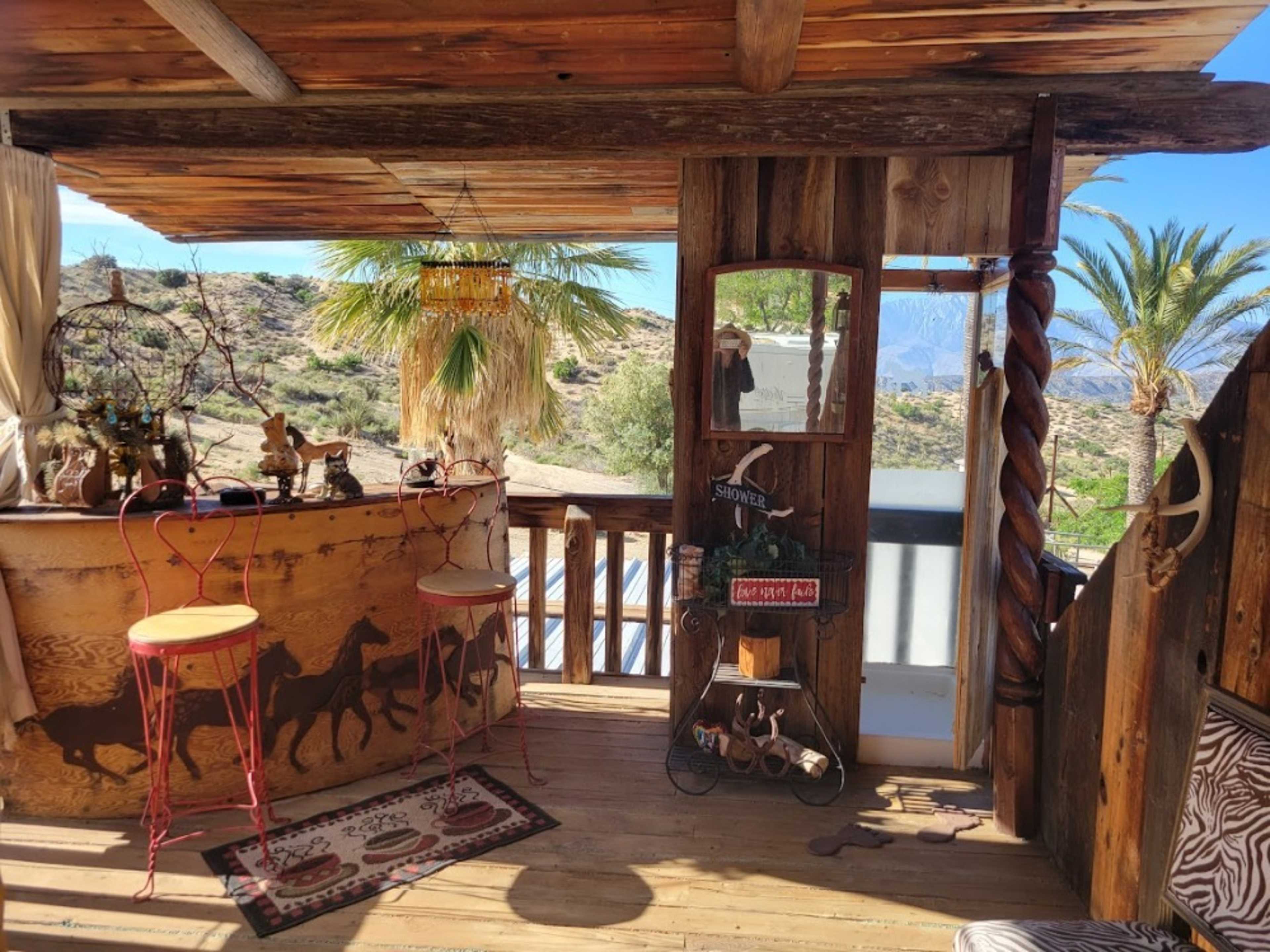 Private Deck at the Lovenest