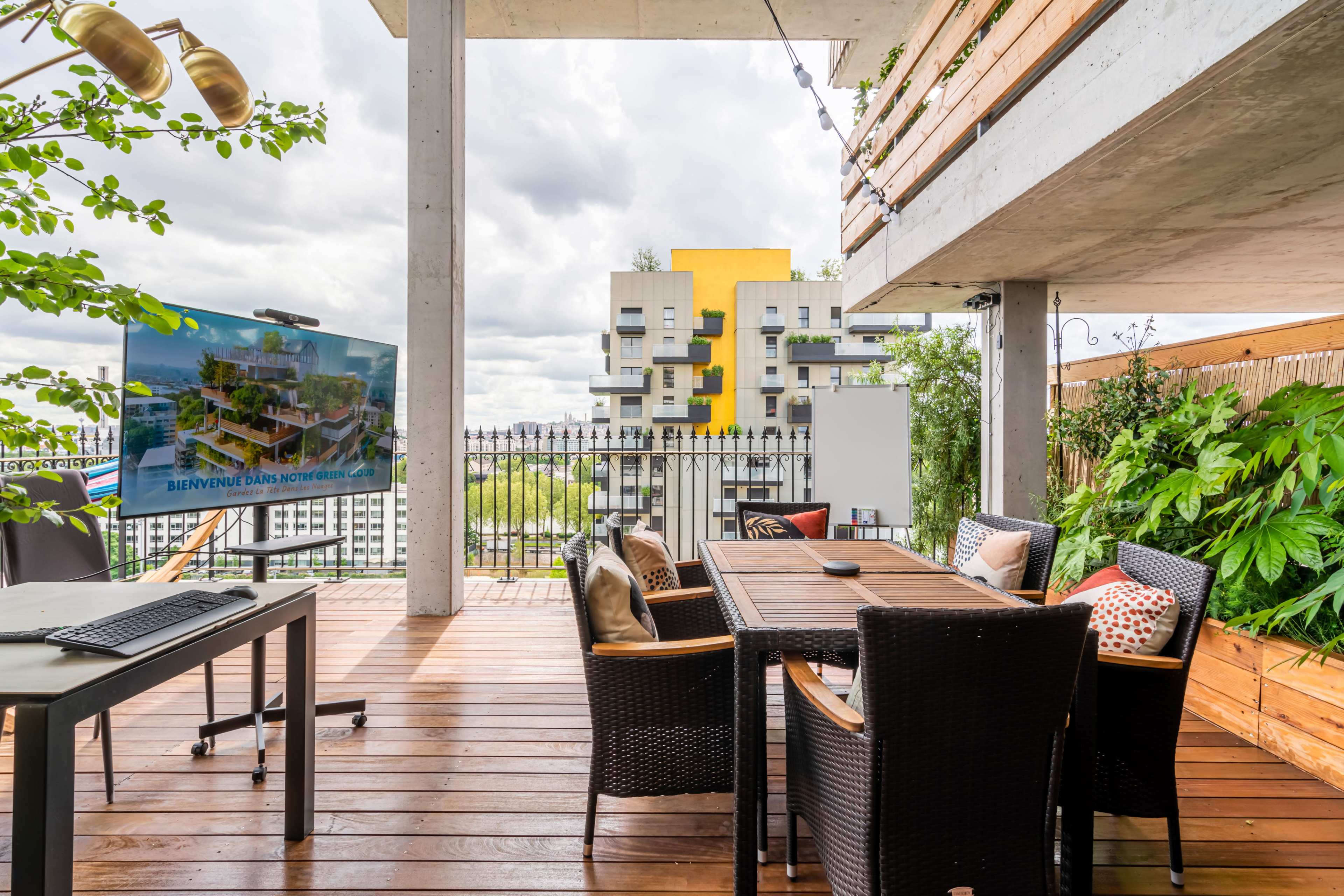 Terrasse vue panoramique Image in Bécon-les-Bruyères, ASNIERES-SUR-SEINE