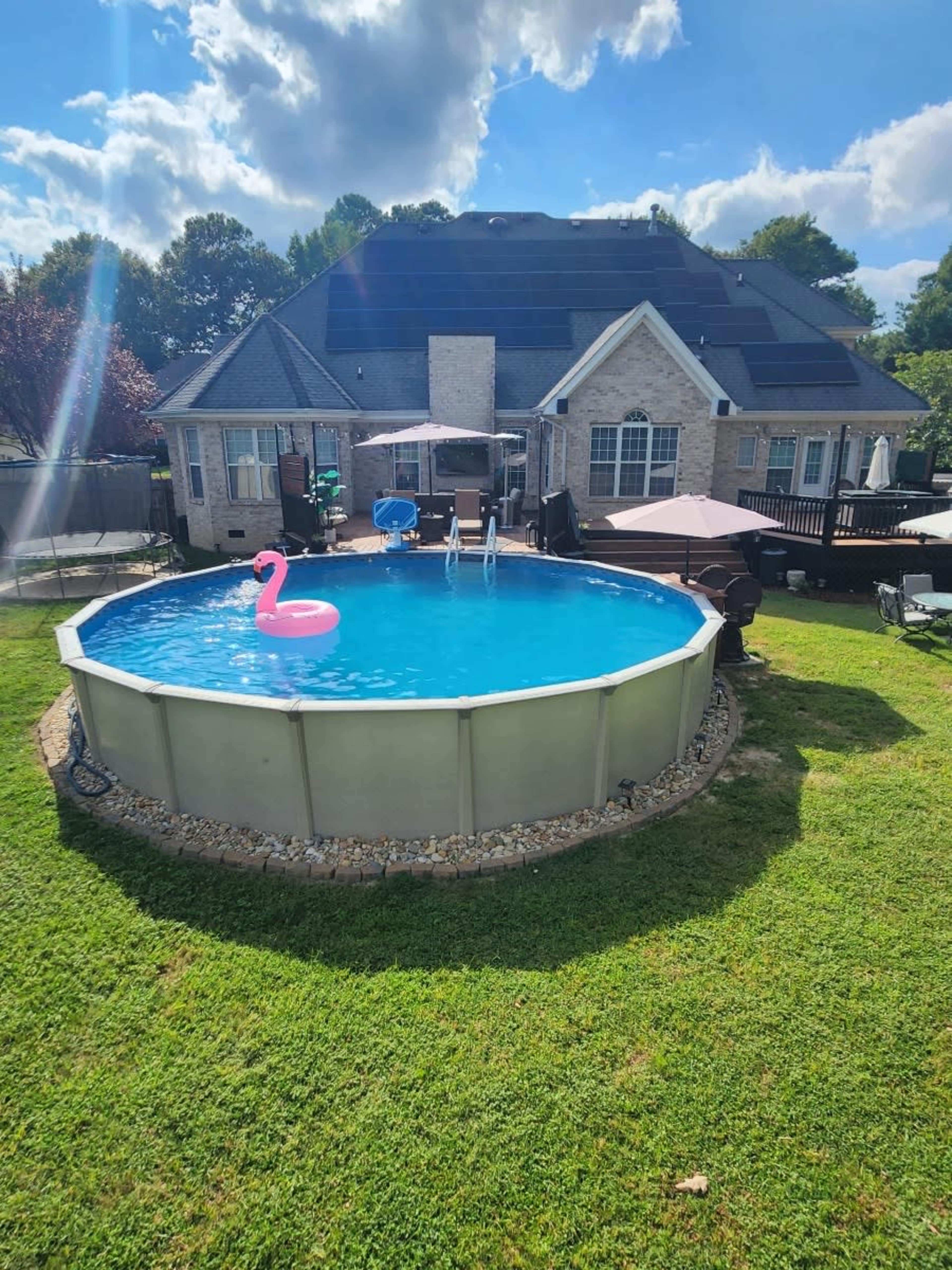 Contemporary backyard retreat Image in Western Branch South, Chesapeake, VA