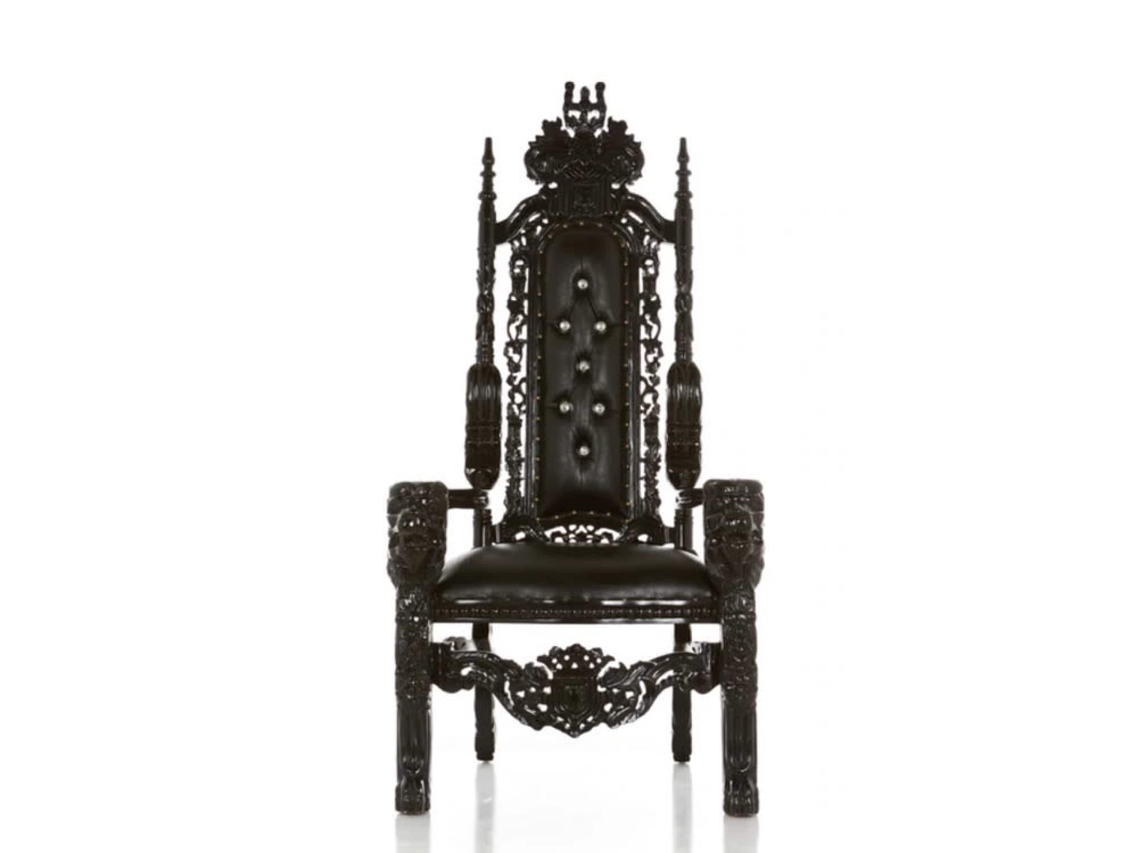 Black Throne Chair 