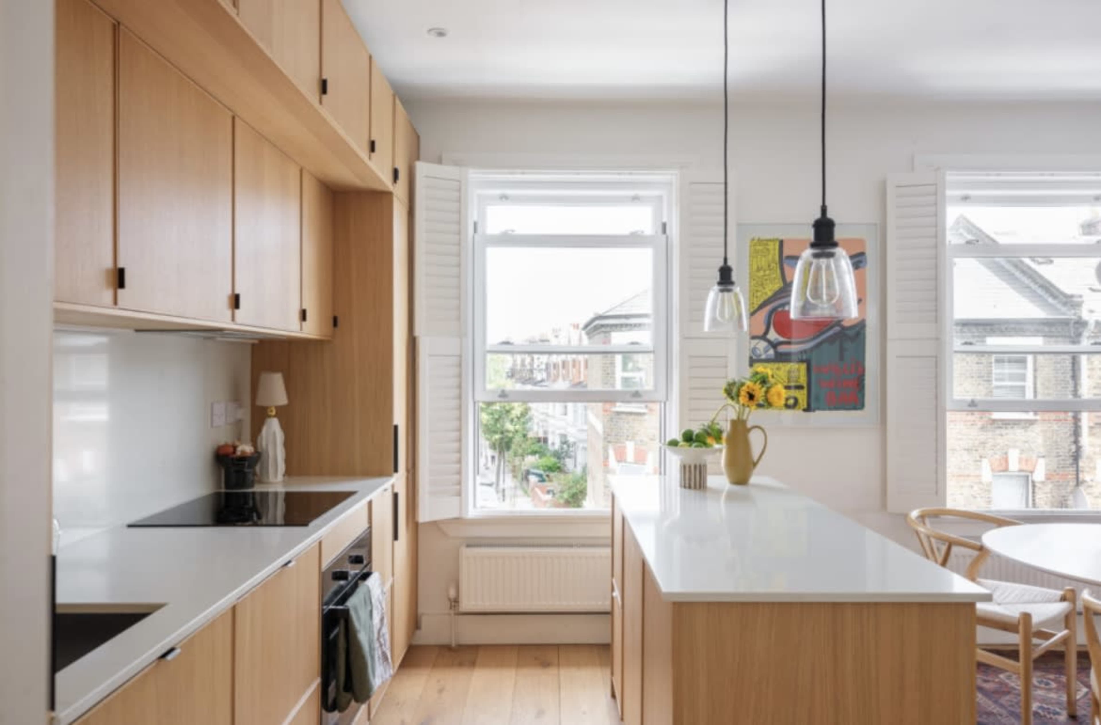 North London open plan kitchen, dining and living room. Image in London, London, ENG