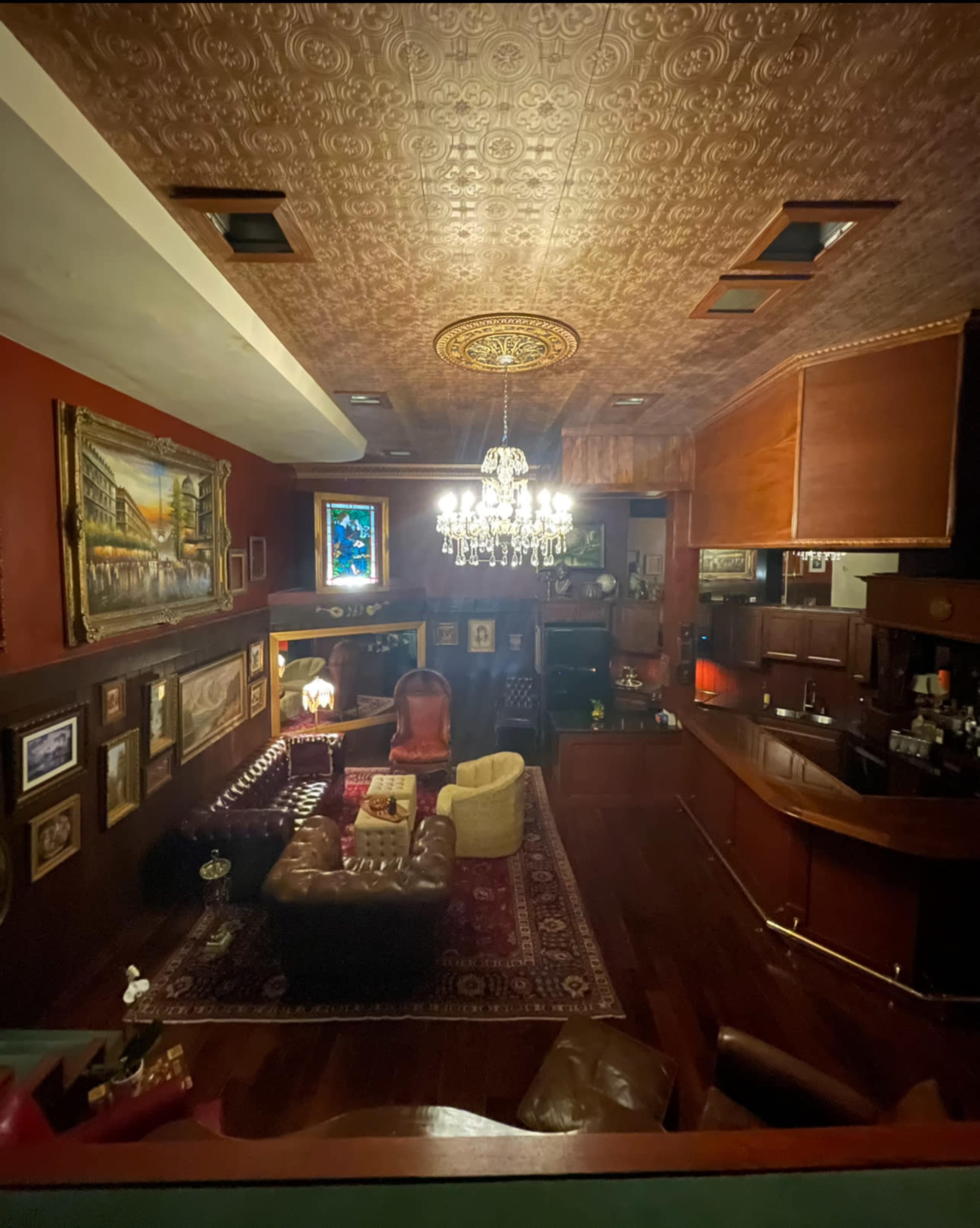 Bar lounge with a fireplace and stage. Image in North Hollywood, North Hollywood, CA