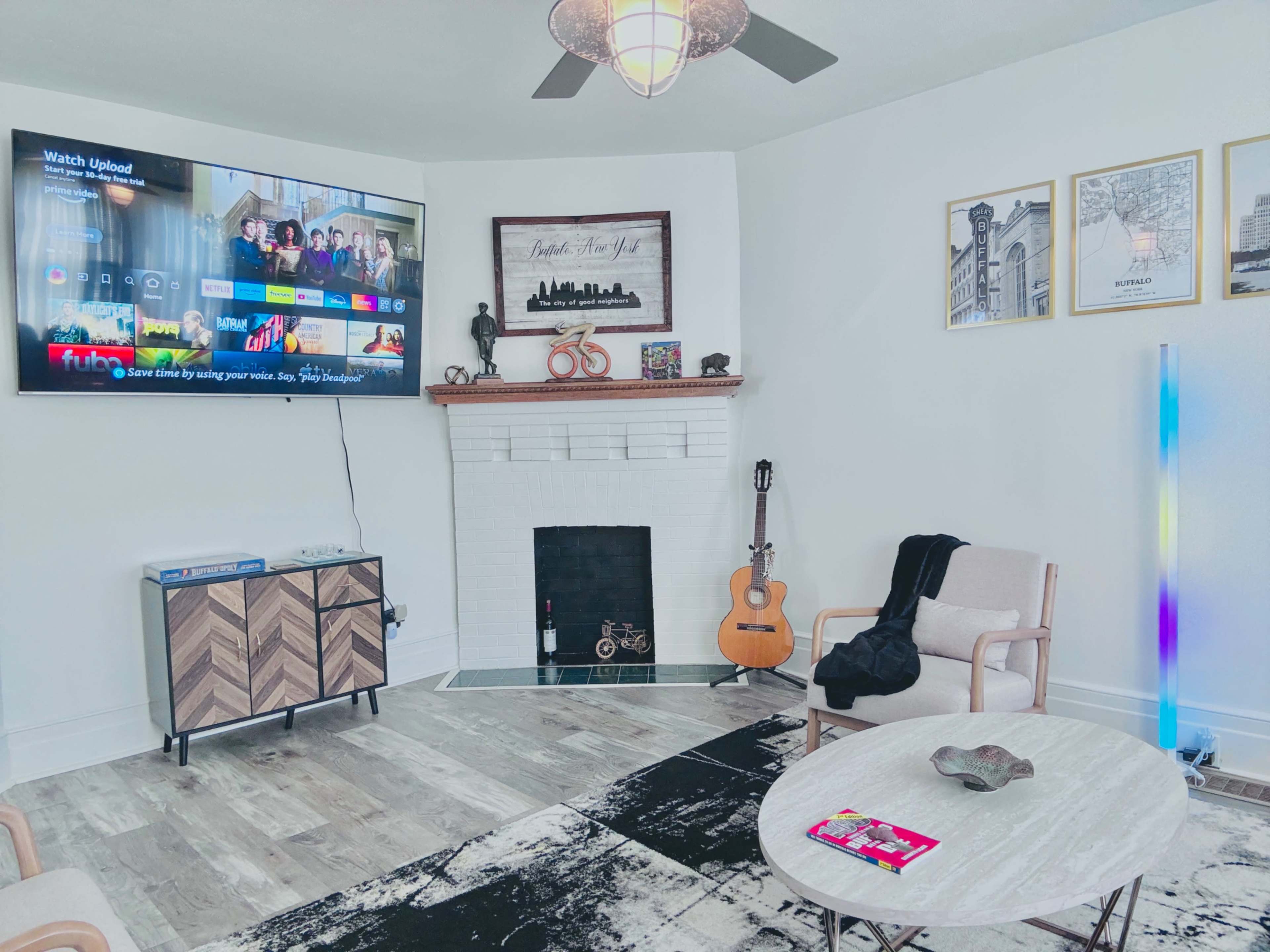 Top 1% Airbnb themed for all things  Buffalo decor Image in Leroy, Buffalo, NY