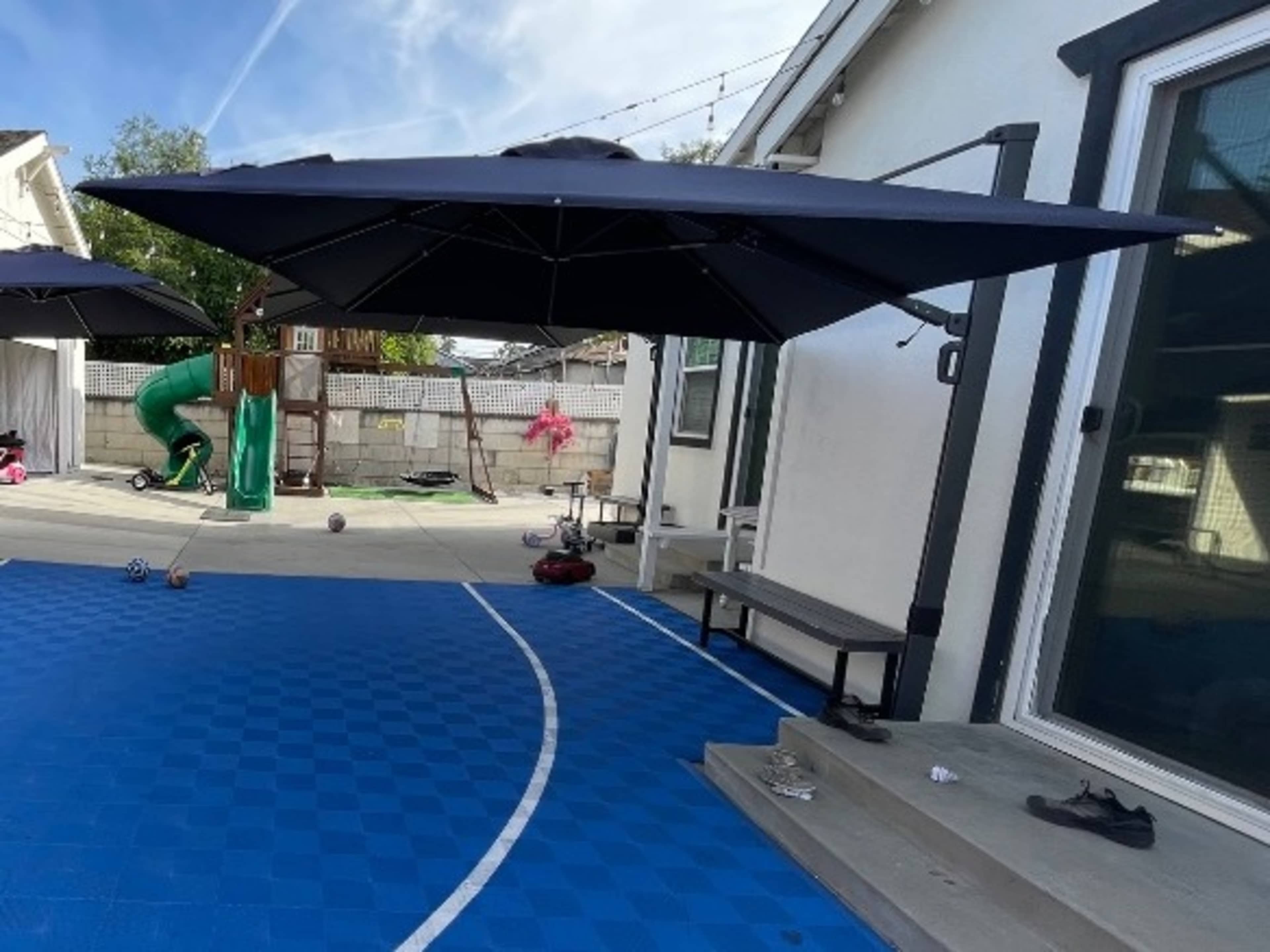 1 Large Square Umbrella