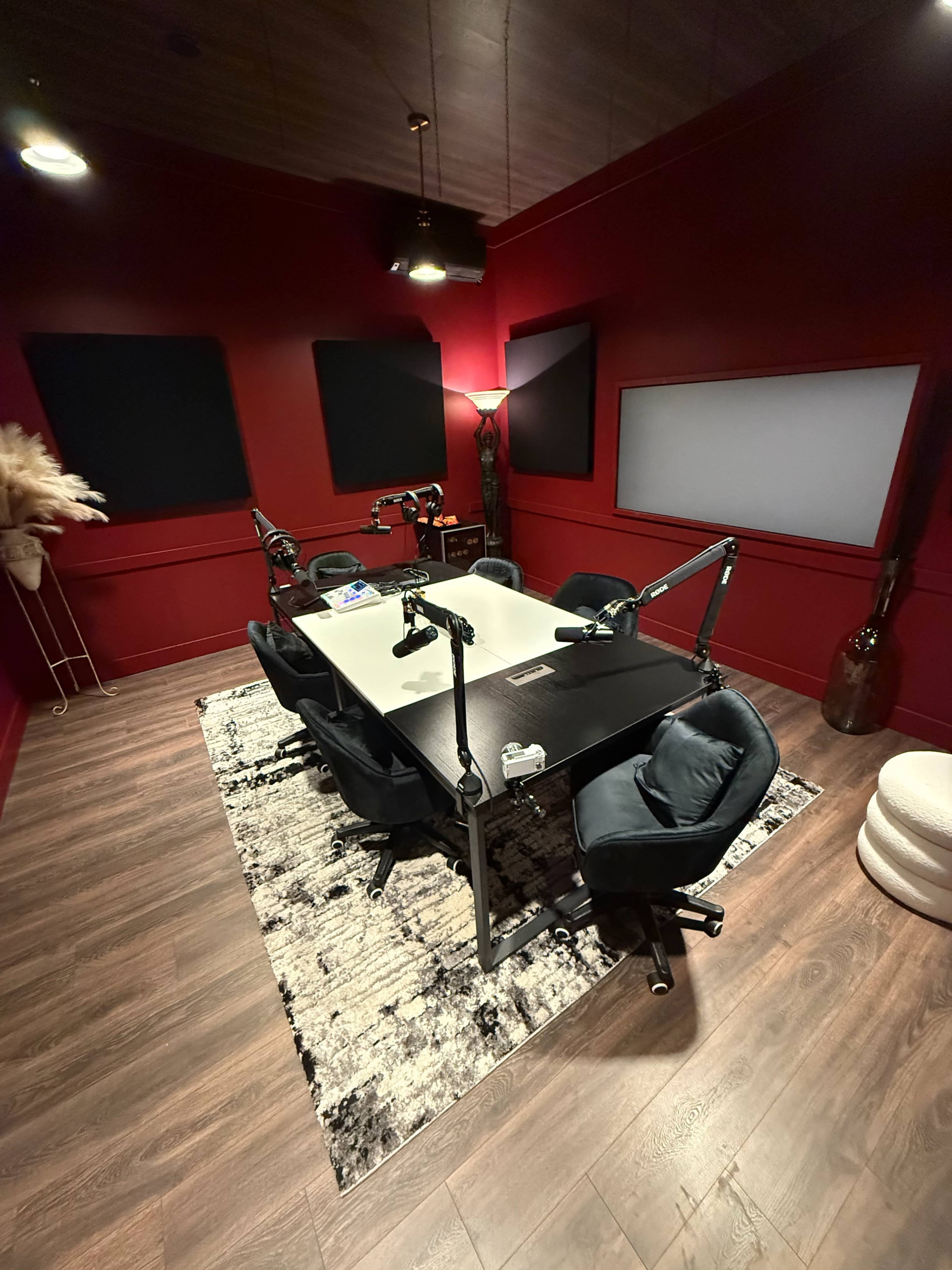 Podcast Like a Pro - Modern, Sleek Interview Room Image in Charleston, Las Vegas, NV