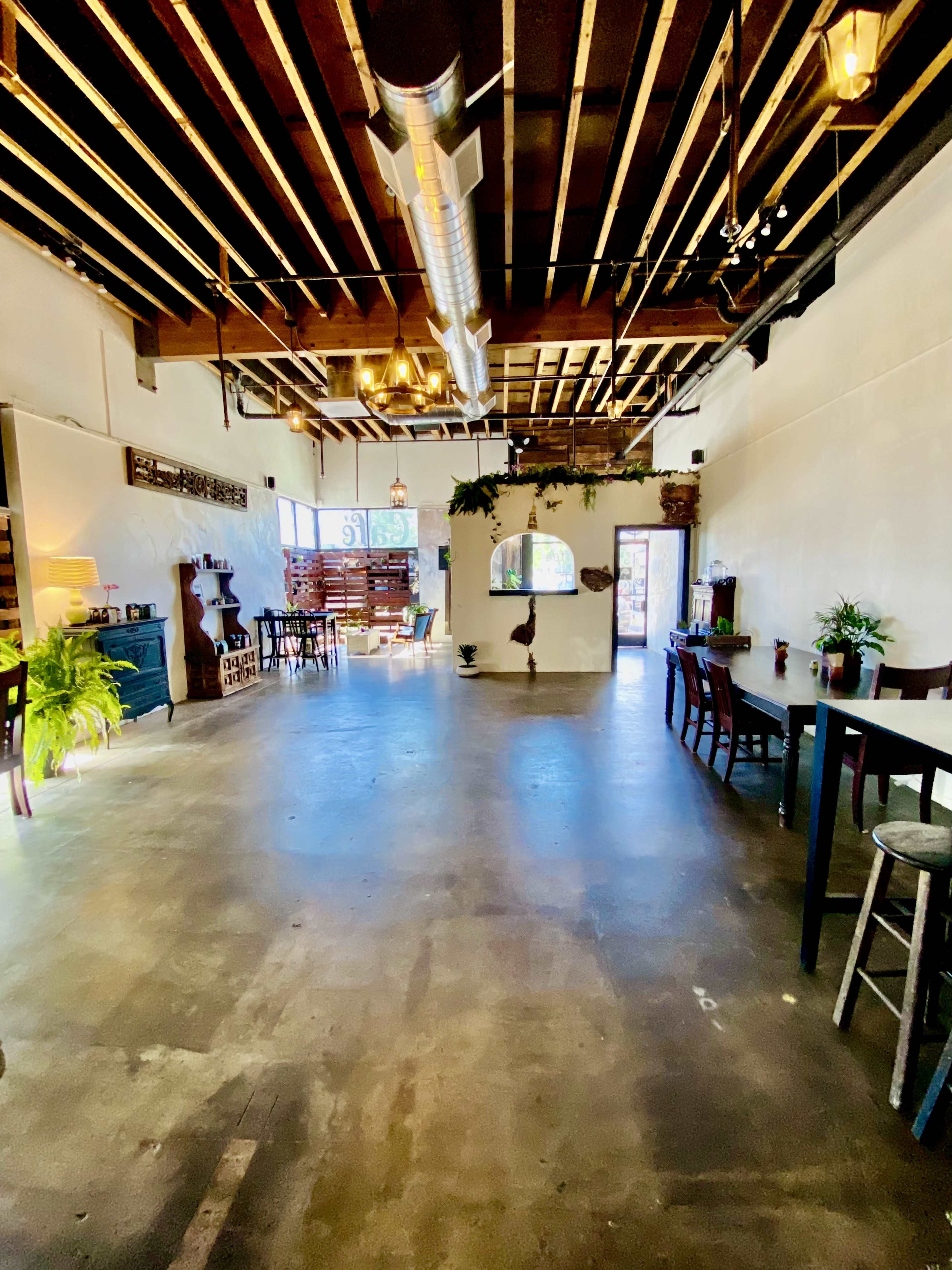 Airy Artisan Café with Urban Loft Vibes & Vintage Charm Image in Anaheim Hills, Anaheim, CA