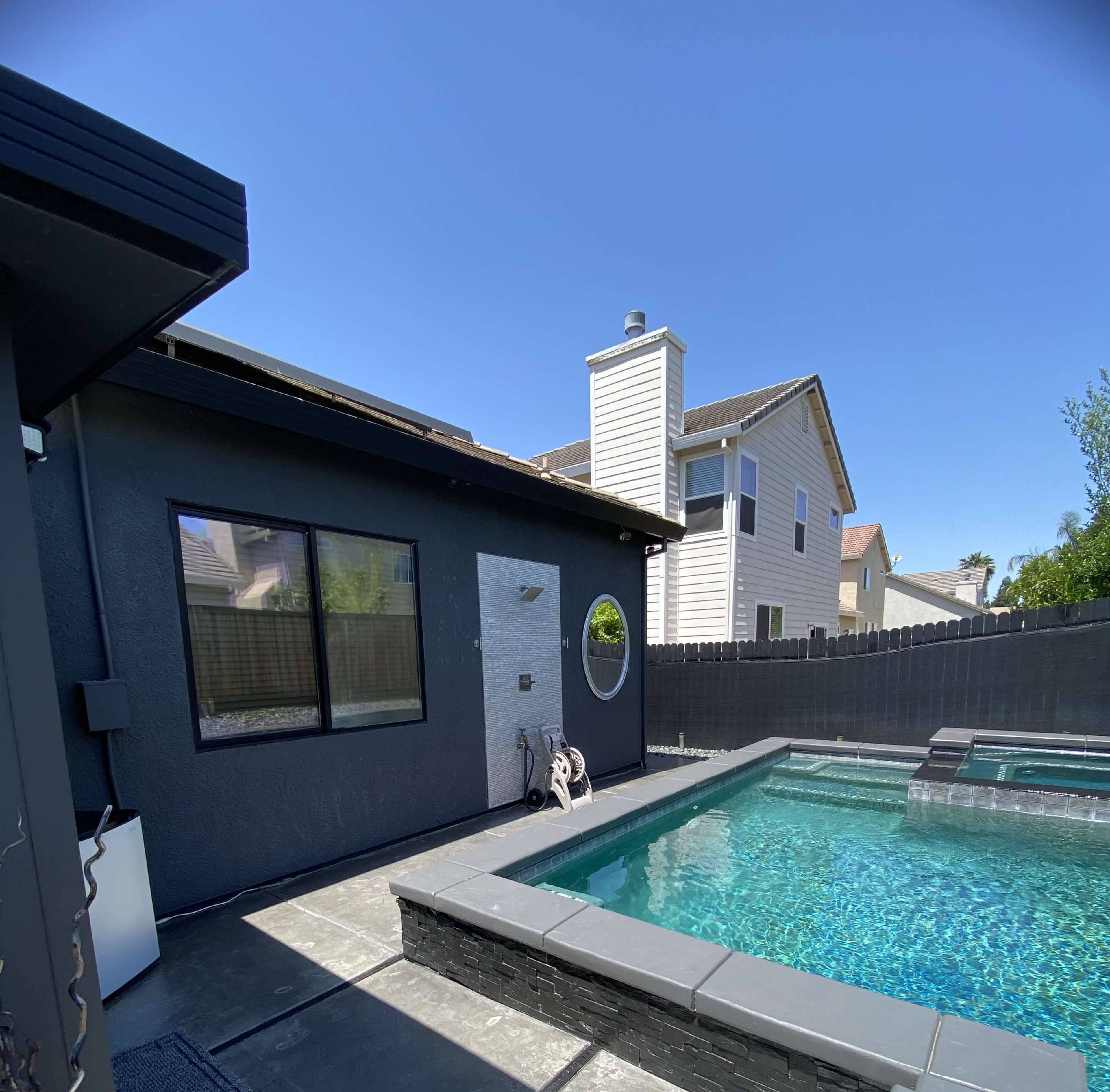 CUSTOM BACKYARD POOL  AND PARTY SPACE Image in Elk Grove, Elk Grove, CA
