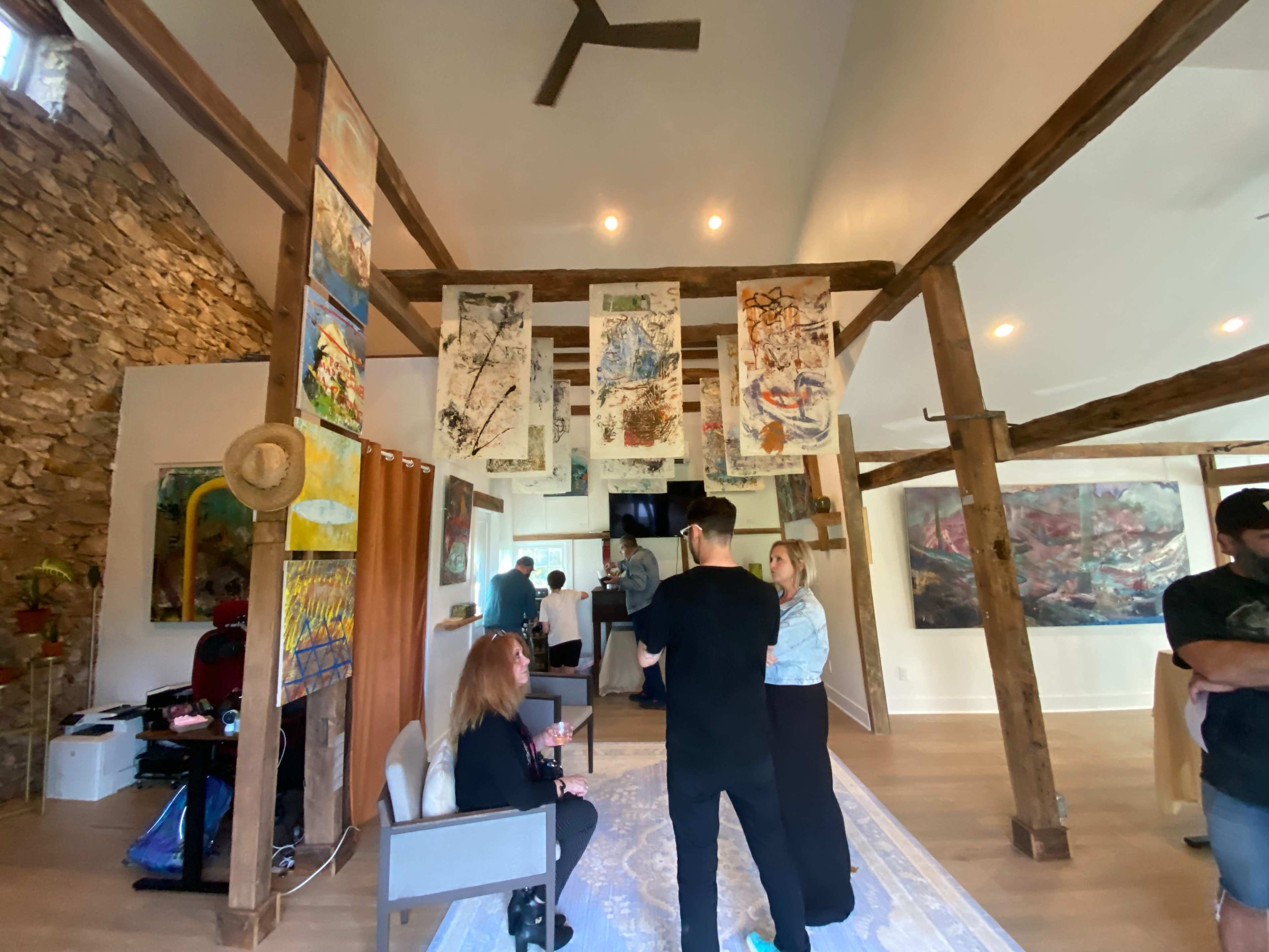 Picturesque Gallery Space in a Historic Barn Image in West Vincent Township, Chester Springs, PA