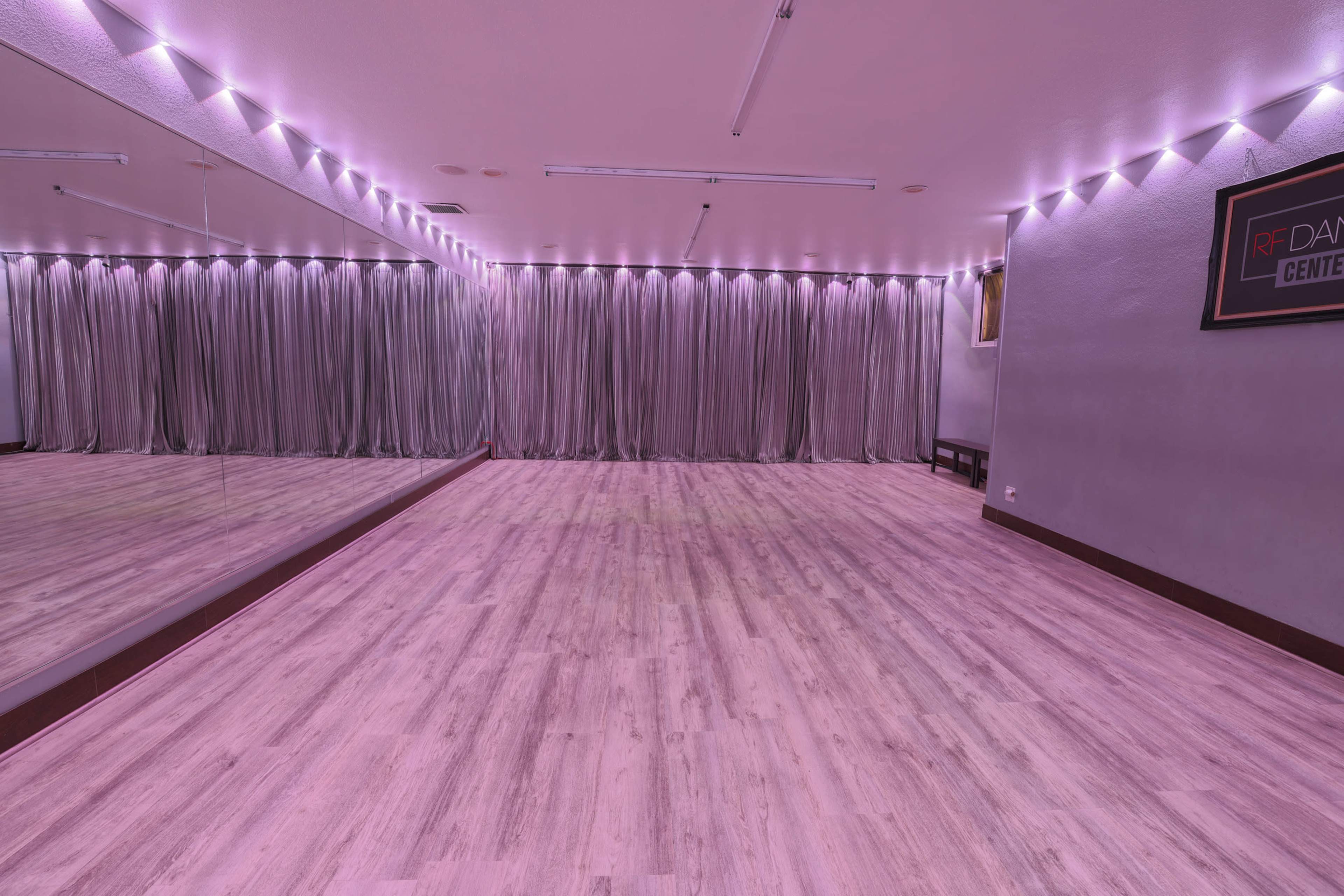 Intimate Studio w/ Accent Lighting & Curtain Image in French Court, Santa Ana, CA