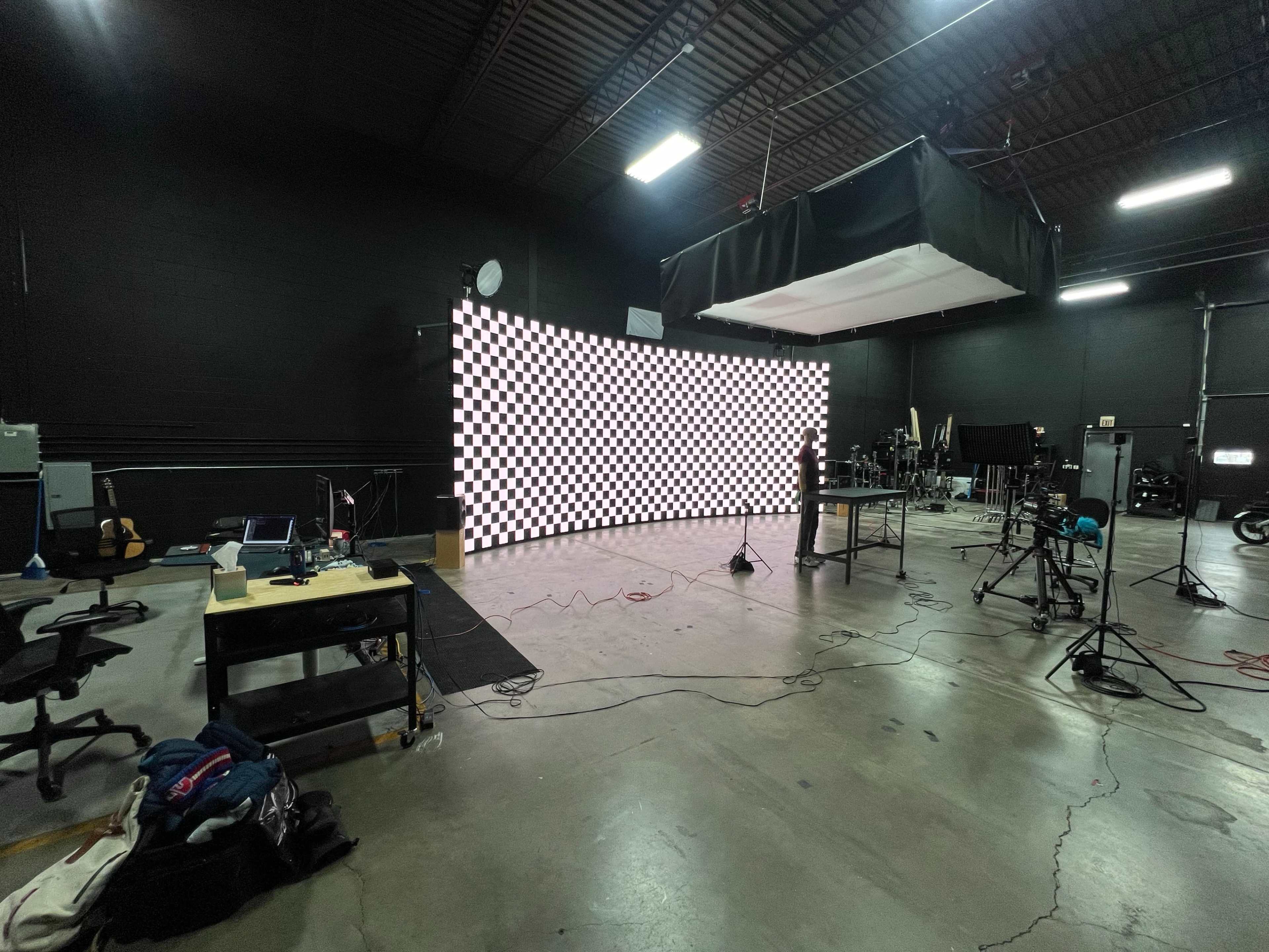 Production Studio with 30' LED Wall in Northeast Minneapolis Image in Mid-City Industrial, Minneapolis, MN