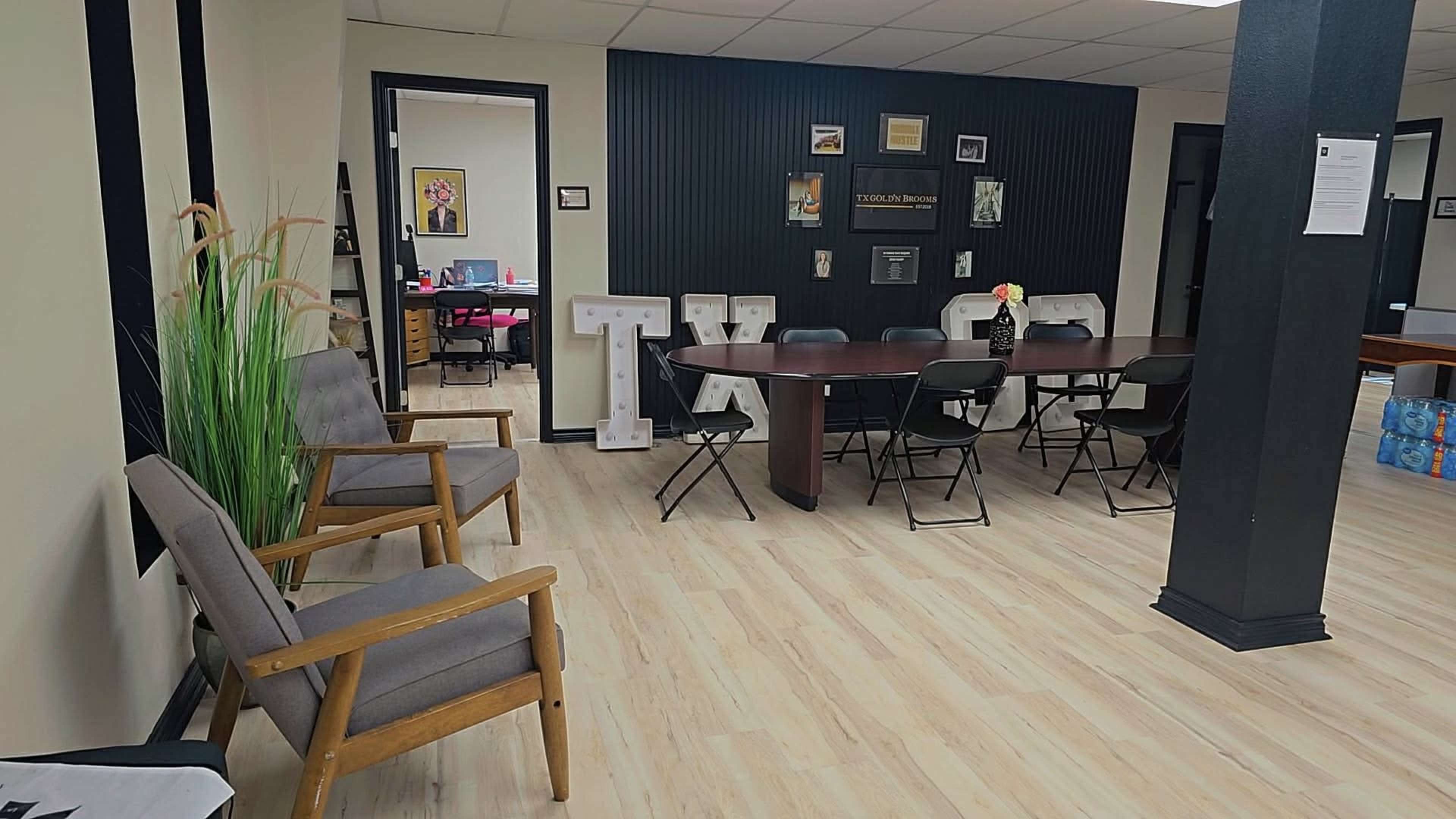 Open Concept Conference Room & Complementary Coffee Bar Image in Odessa, Odessa, TX