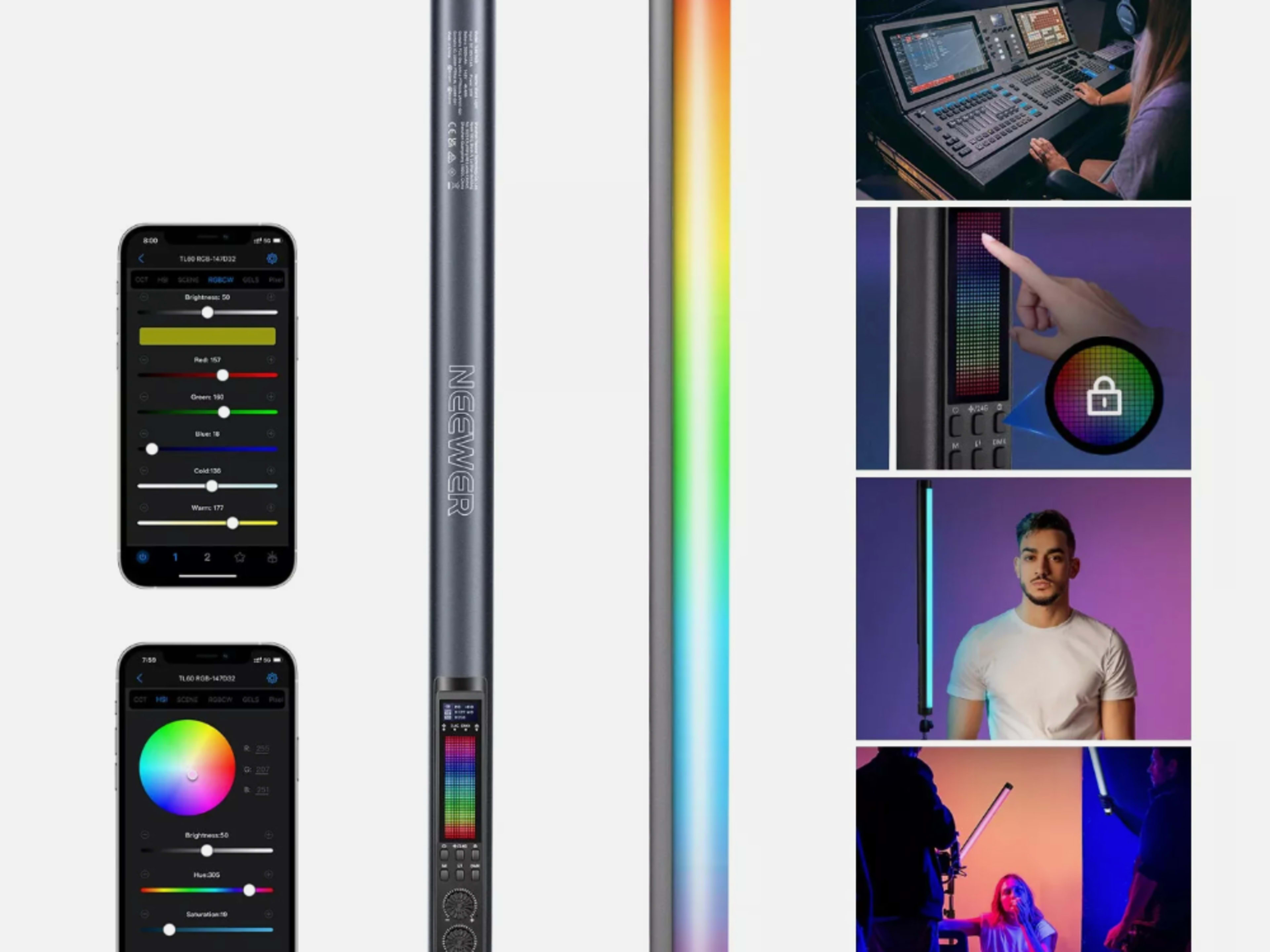 Neewer RGB Light Tubes
