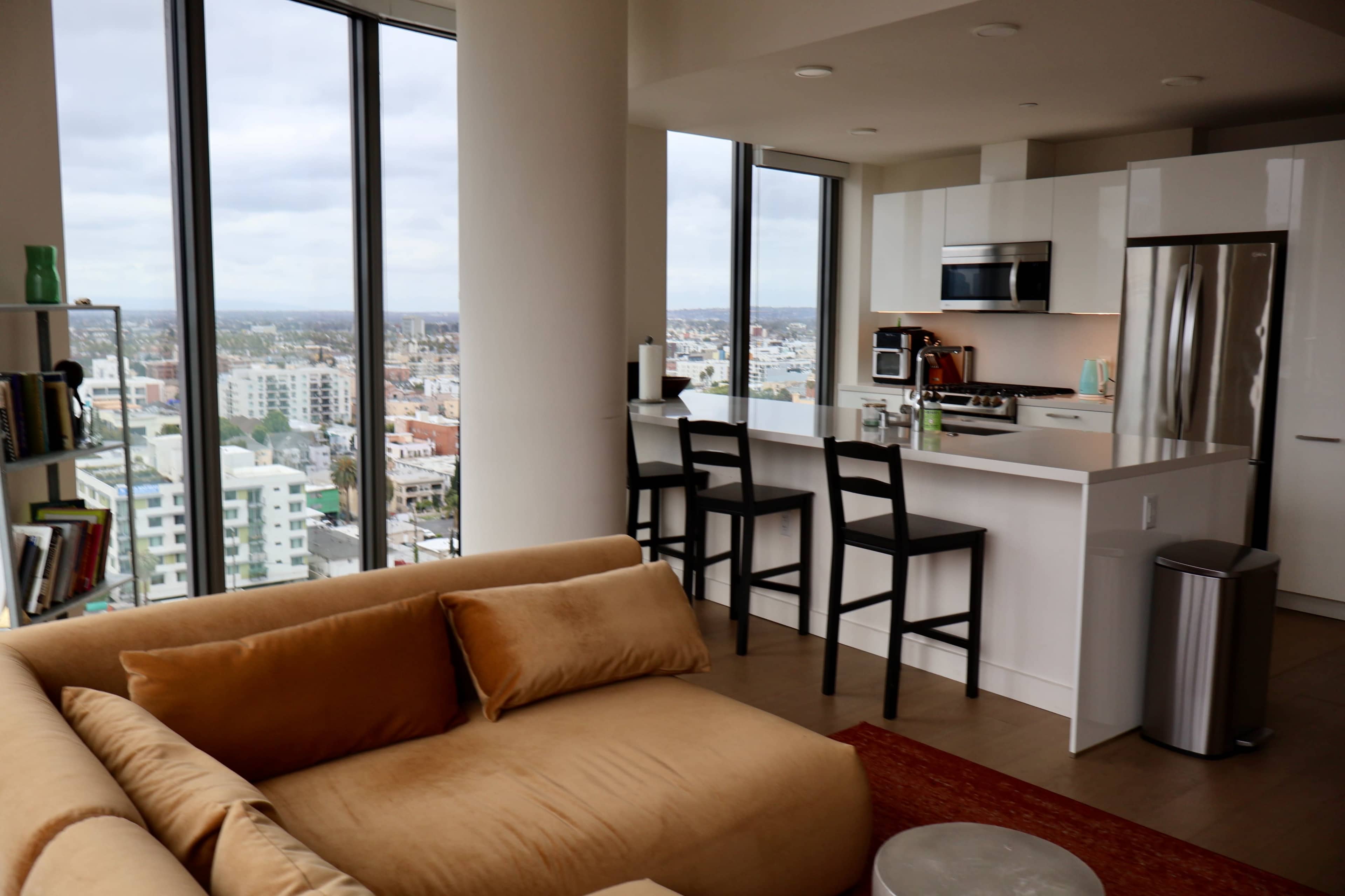 Fresh Look at Sunlit Penthouse With Panoramic Downtown La Hills Views