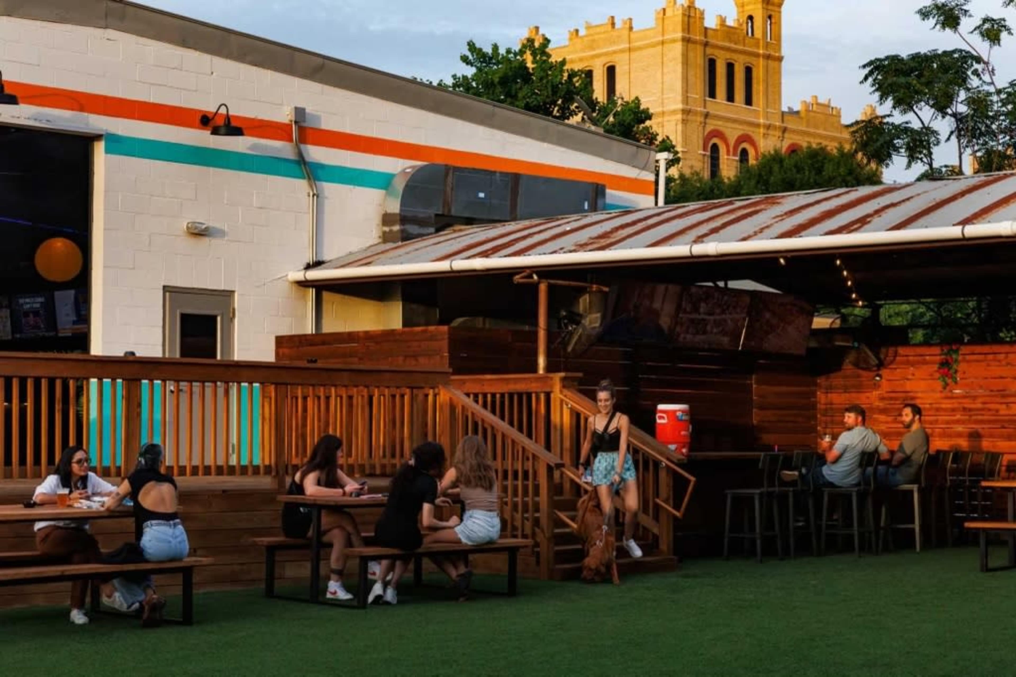 The Back Yard at River North Icehouse Image in Downtown, San Antonio, TX