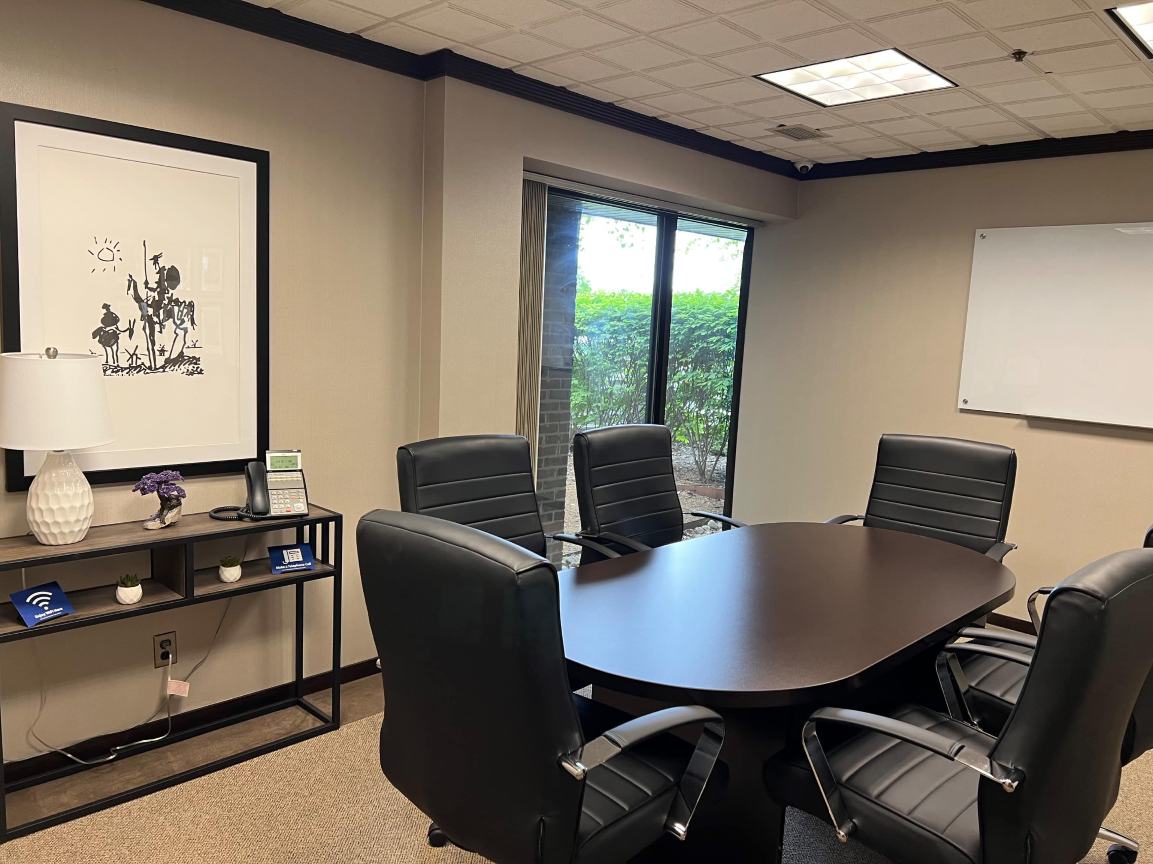 Secluded Meeting Space for 6 in Livonia w/ TV Image in Livonia, Livonia, MI