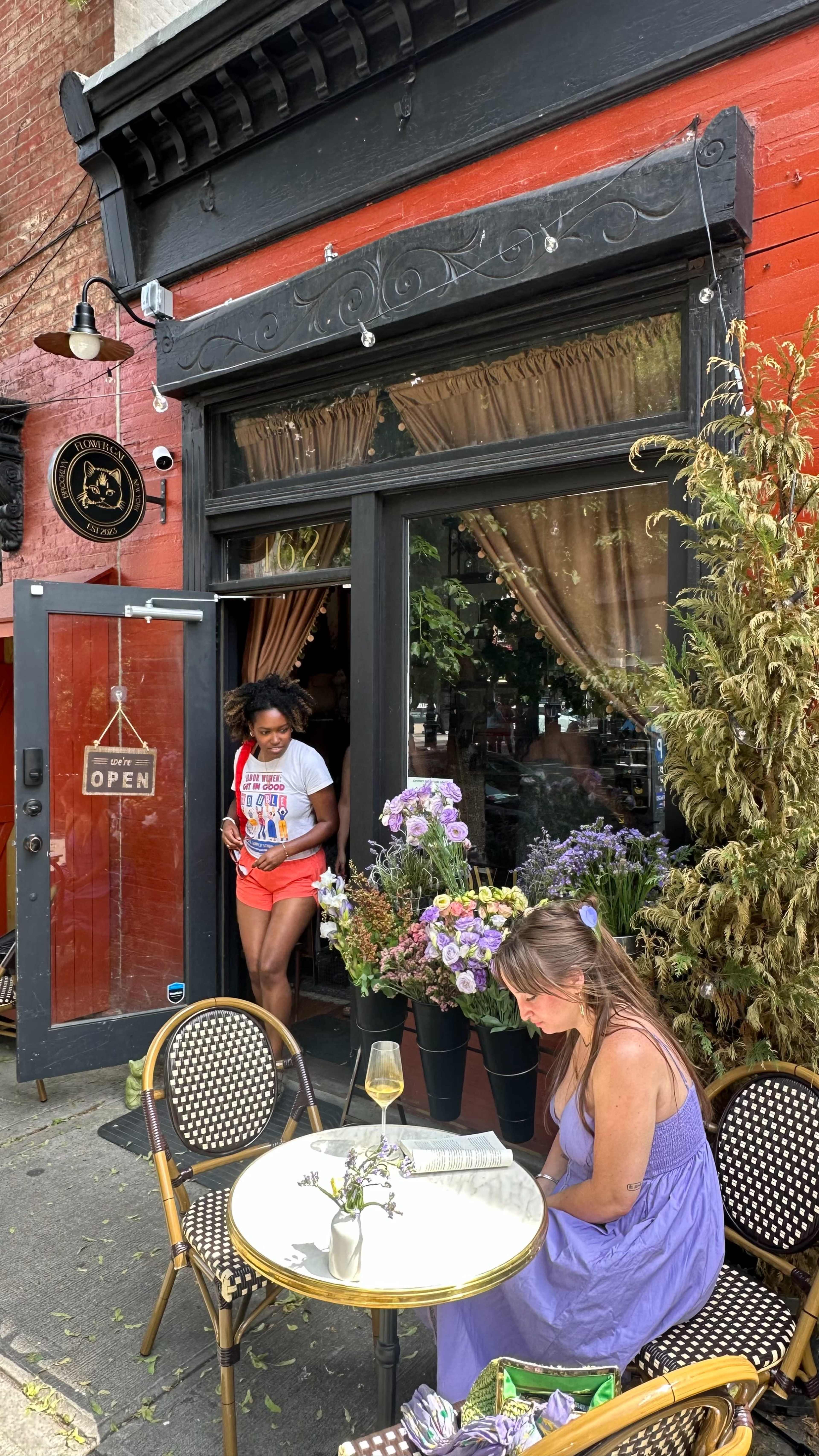 frenchie, romantic, and cozy cafe/flower shop in greenpoint Image in Greenpoint, Brooklyn, NY