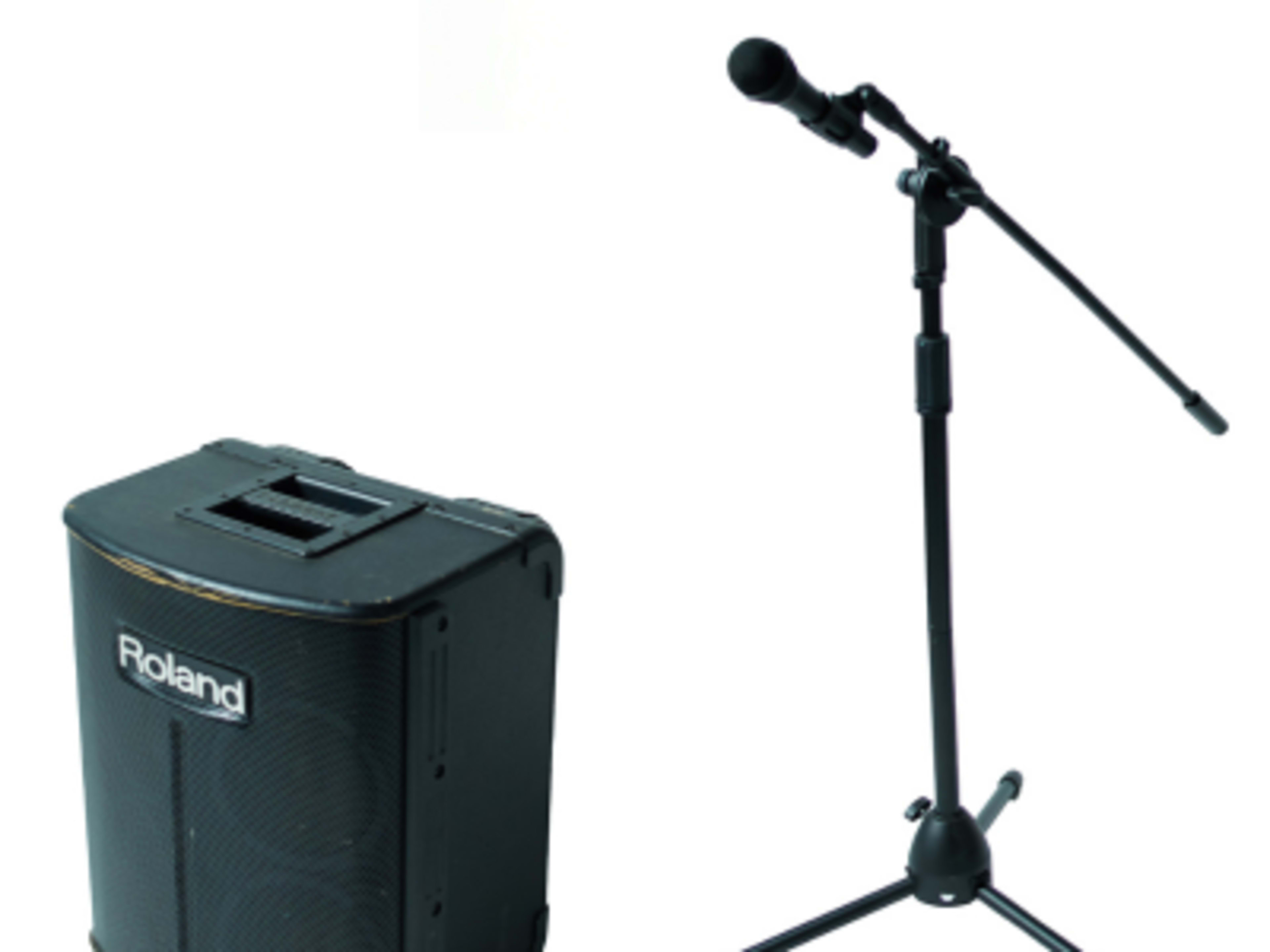 PA System with Microphone