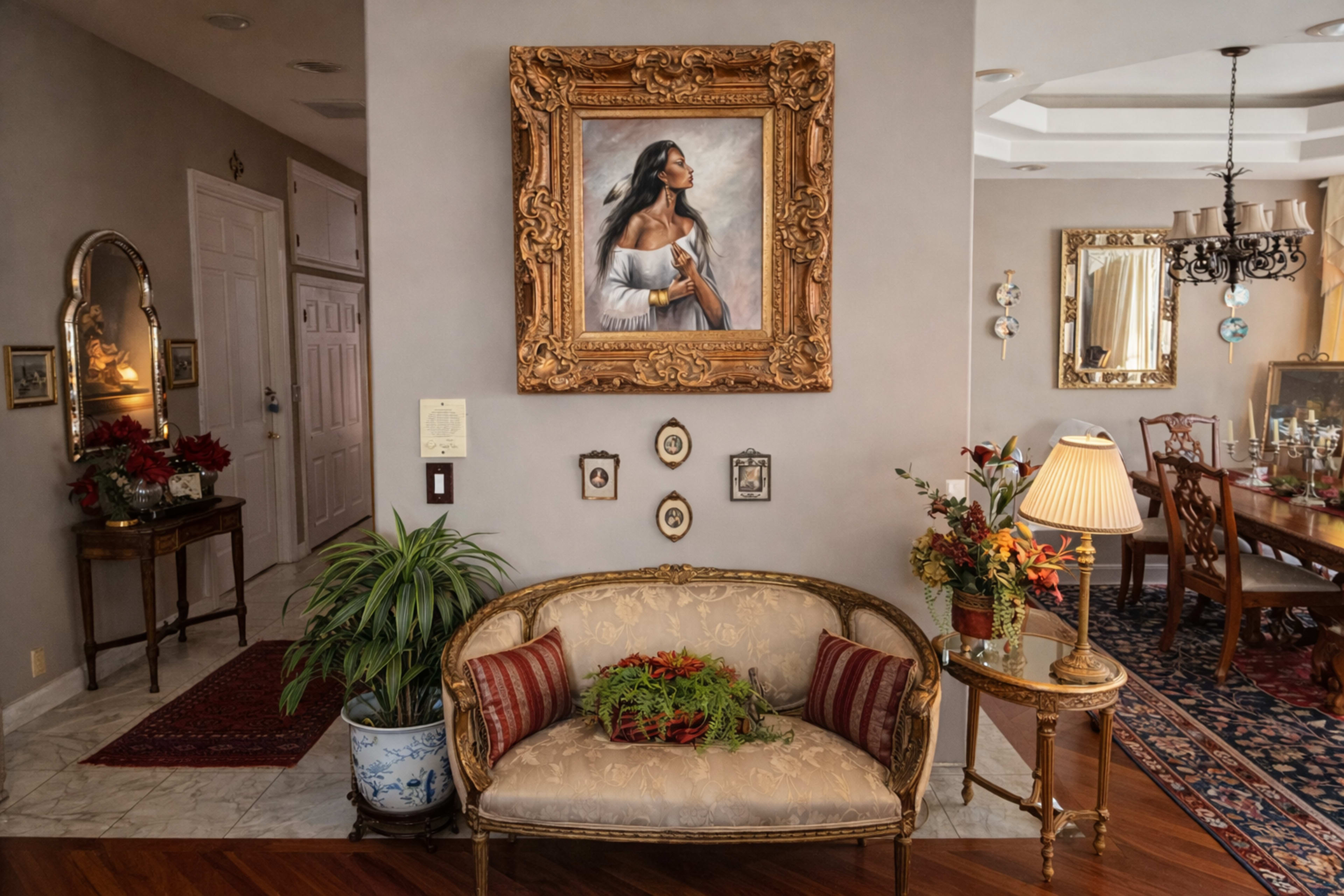 Elegant European-Style Estate Interior with Ornate Classic Décor Image in Chatsworth, Porter Ranch, CA