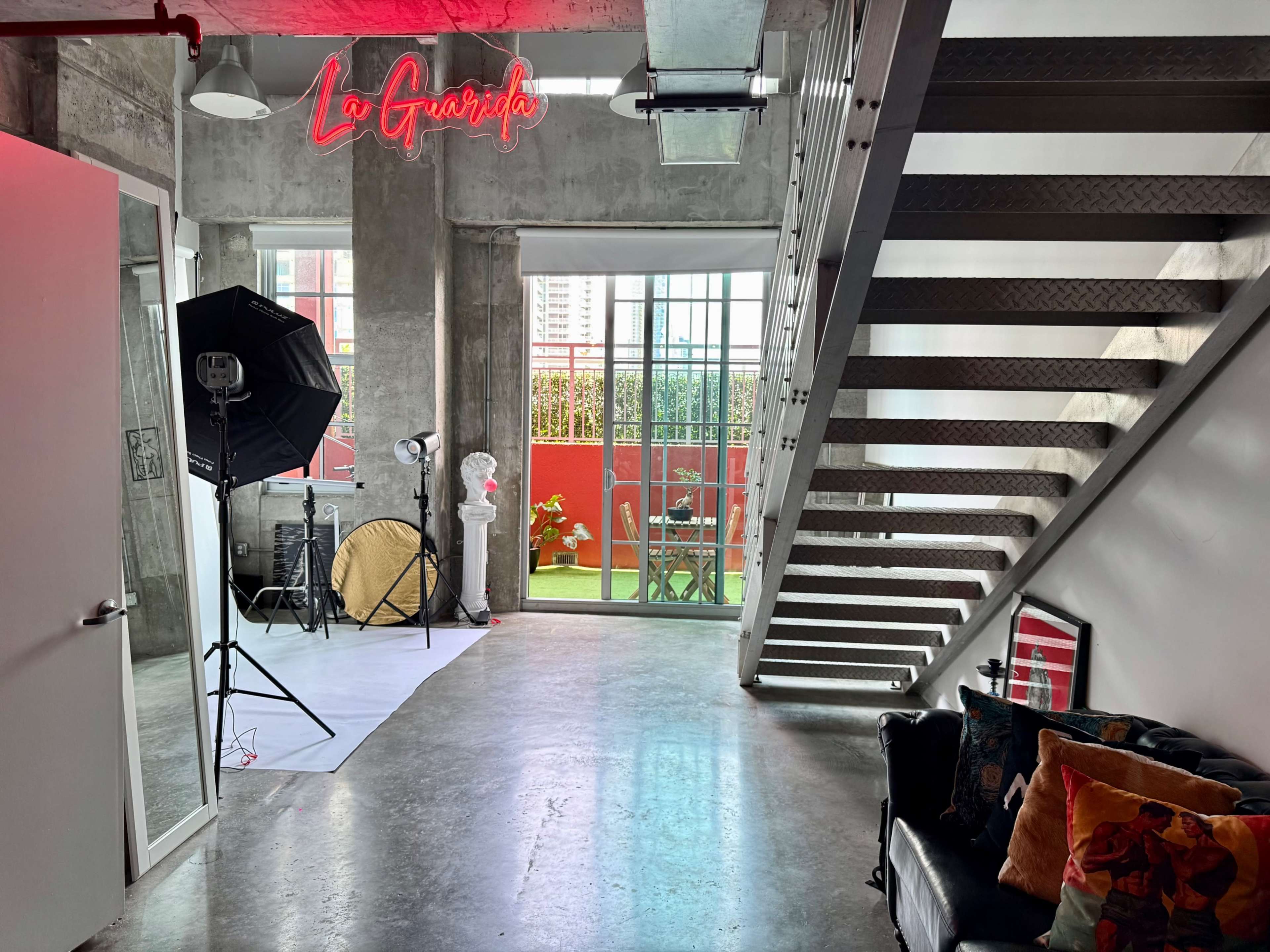 La Guarida Industrial Loft Photo Studio Image in Town Square, Miami, FL