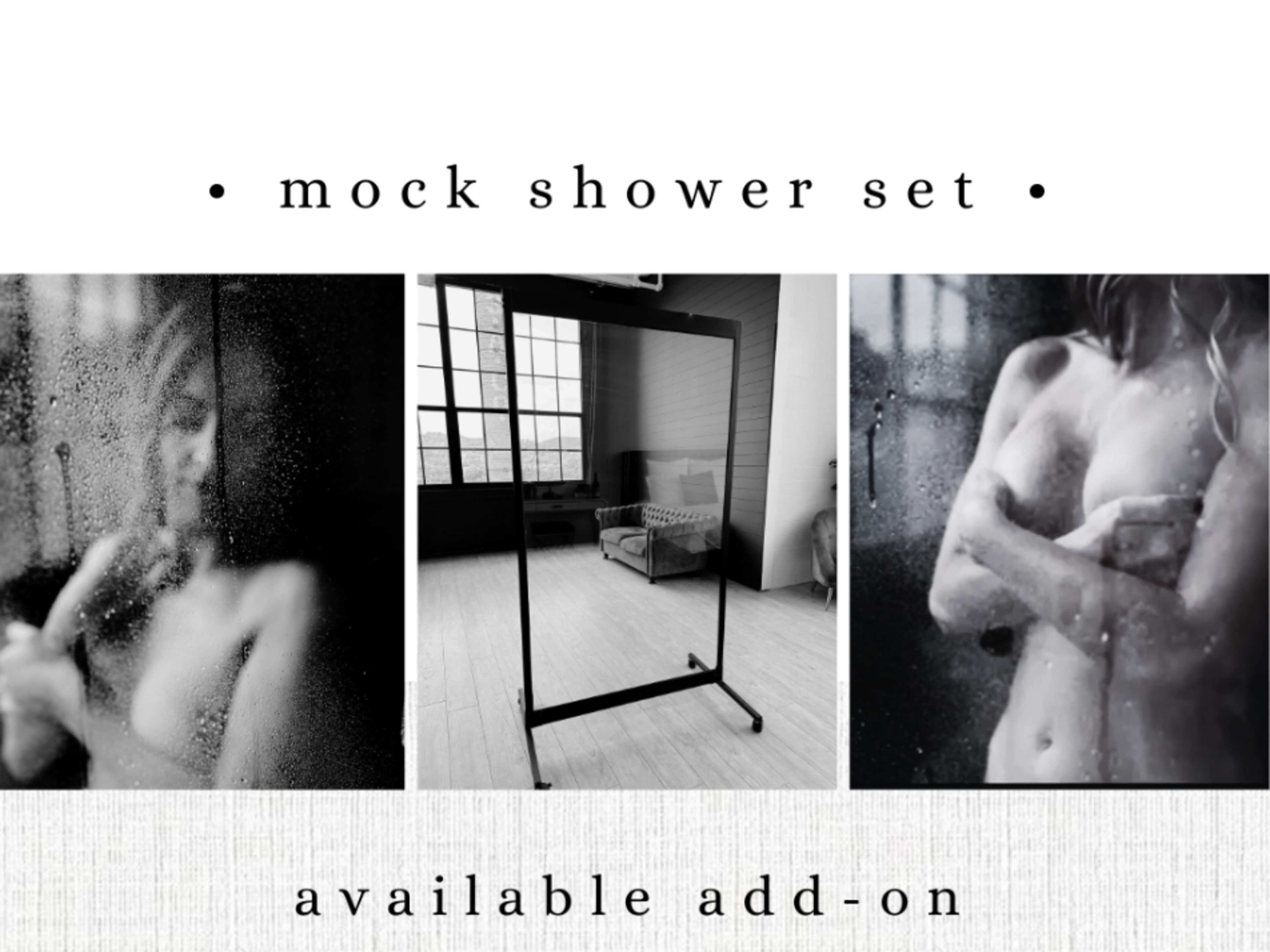 Mock Shower Plexglass
