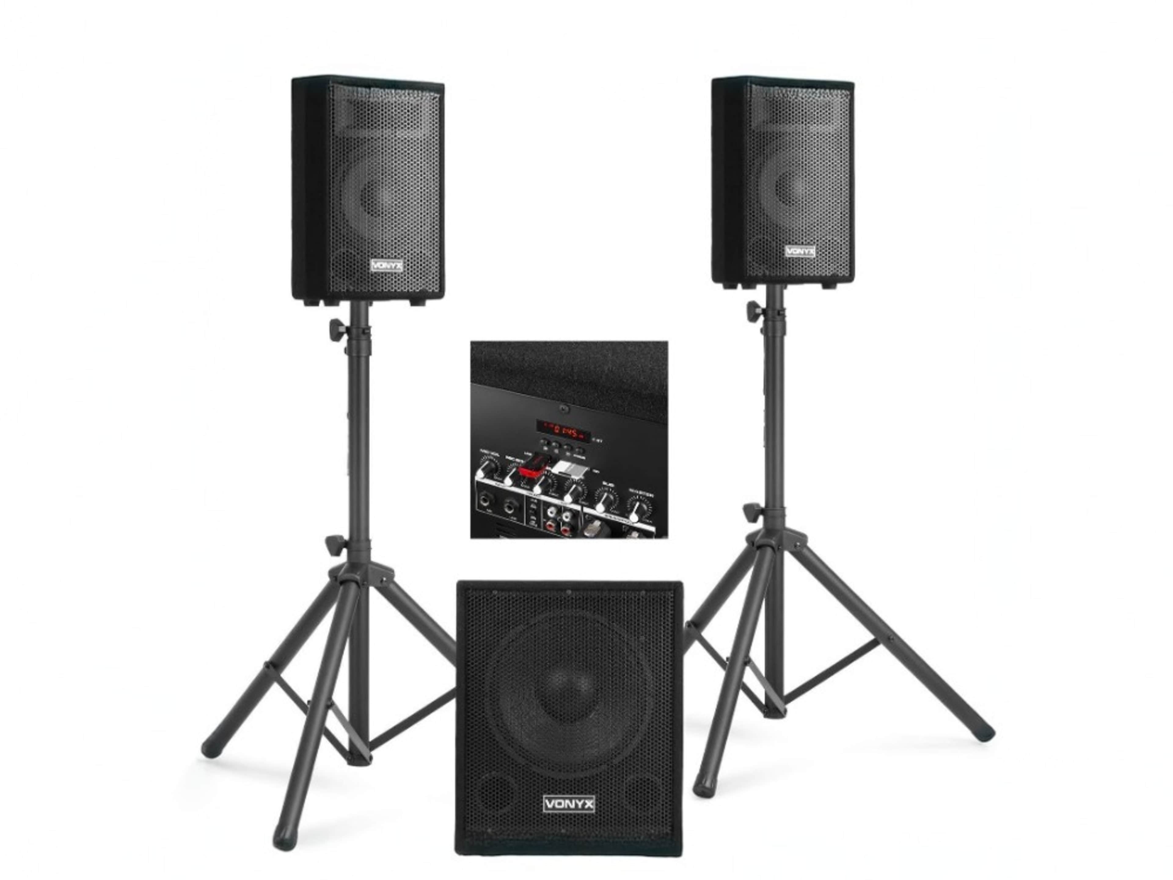 800W Pro Sound System & Smoke Machine & Lights