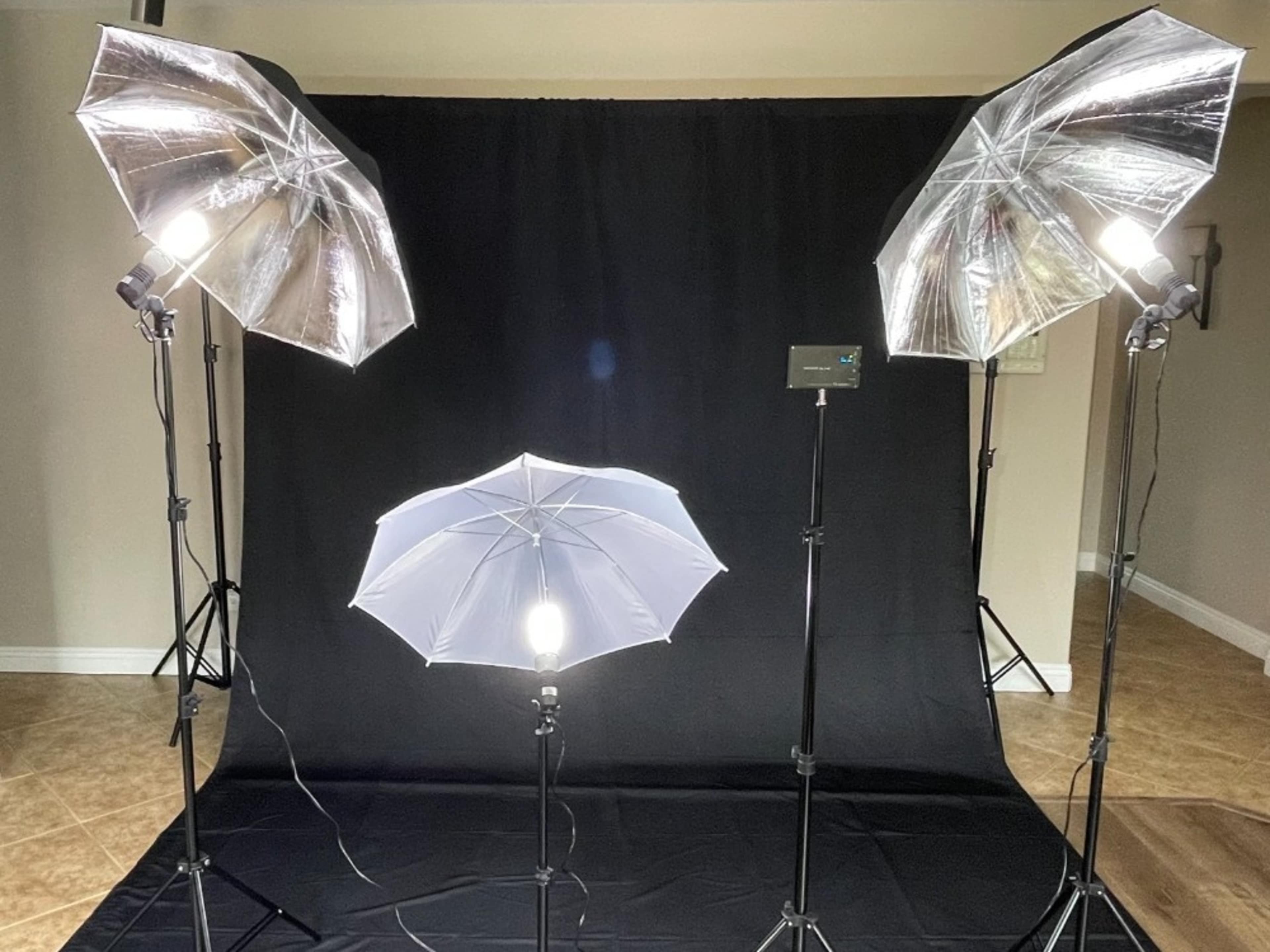 Lighting & Backdrop-Black