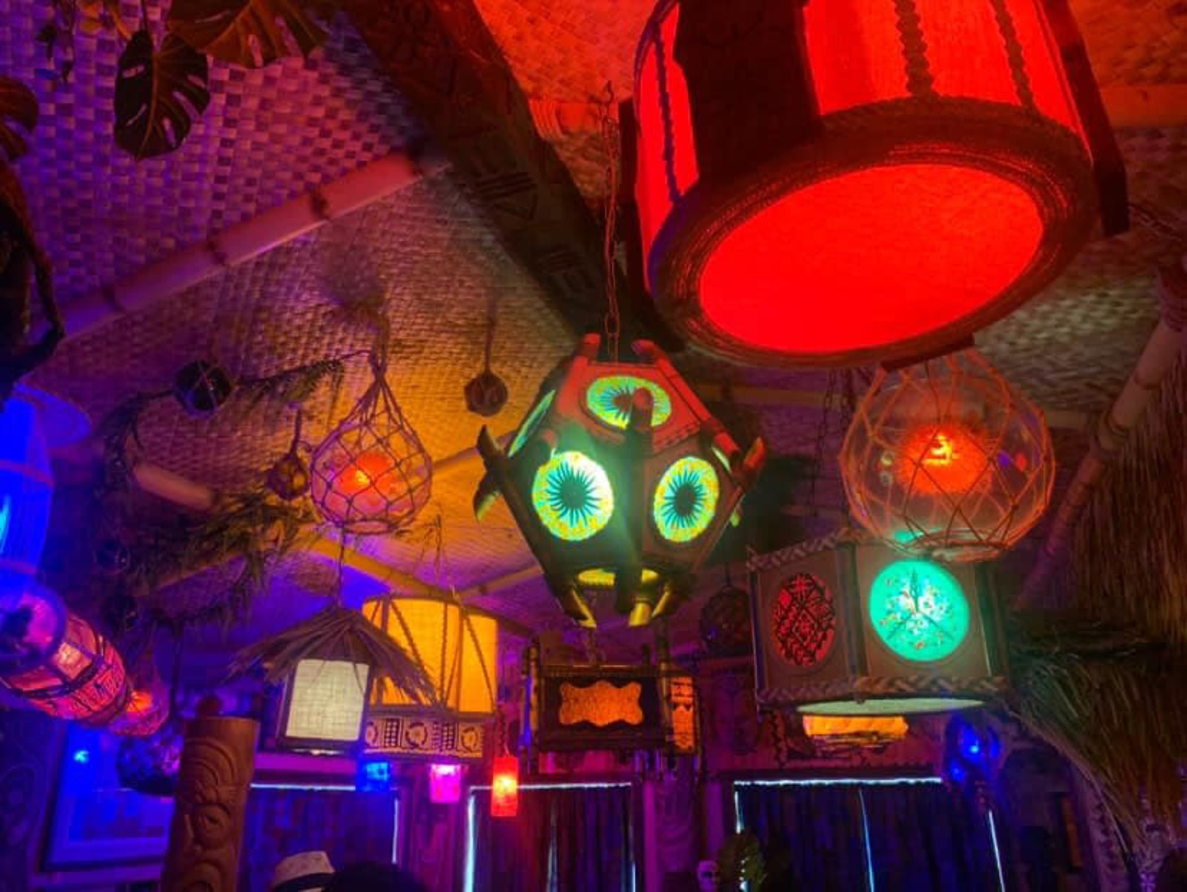 Plan Your Escape to this Exotic Home Tiki Bar Image in West Bloomfield Township, West Bloomfield, MI