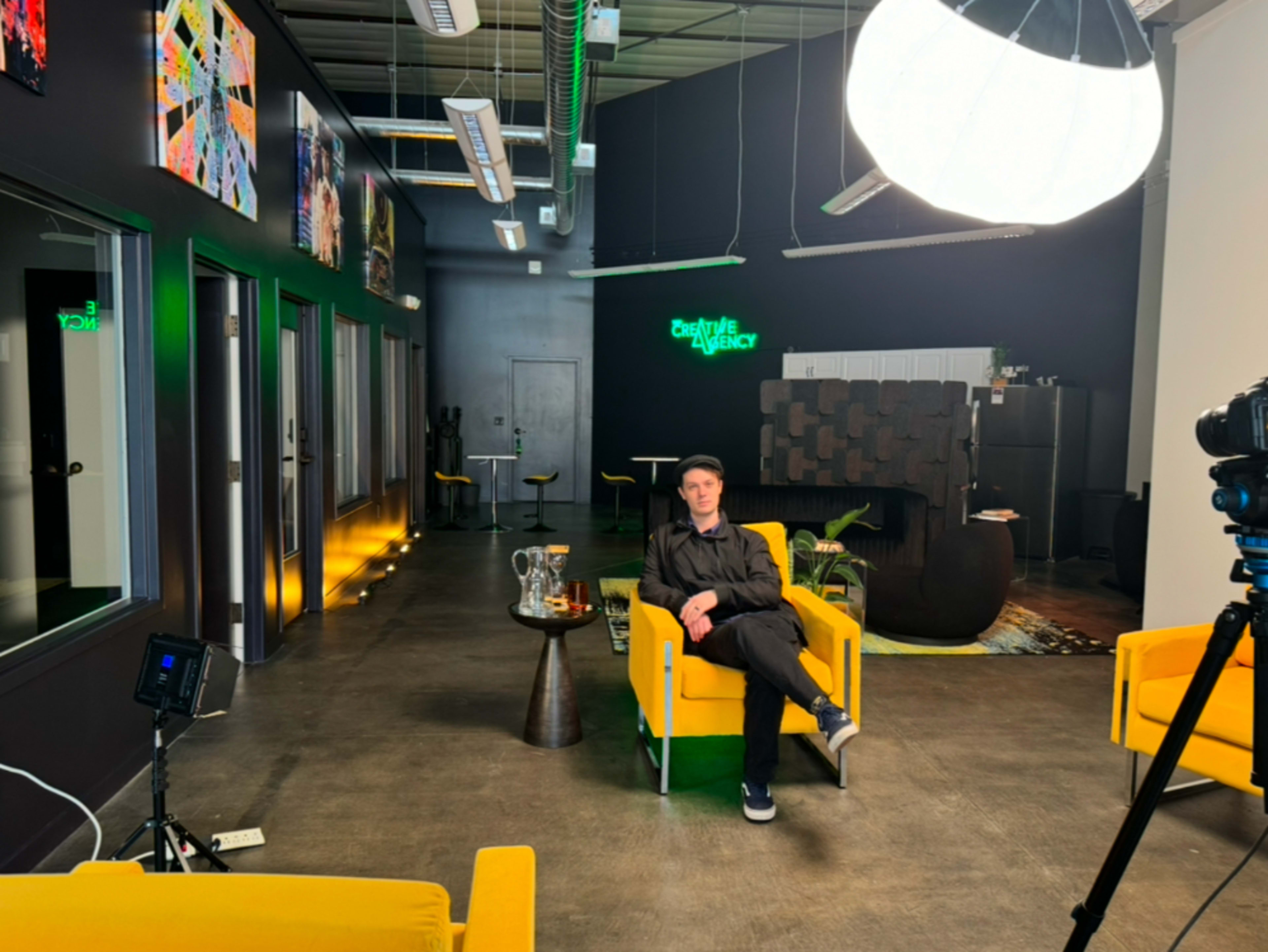 Full Living Room + Kitchenette