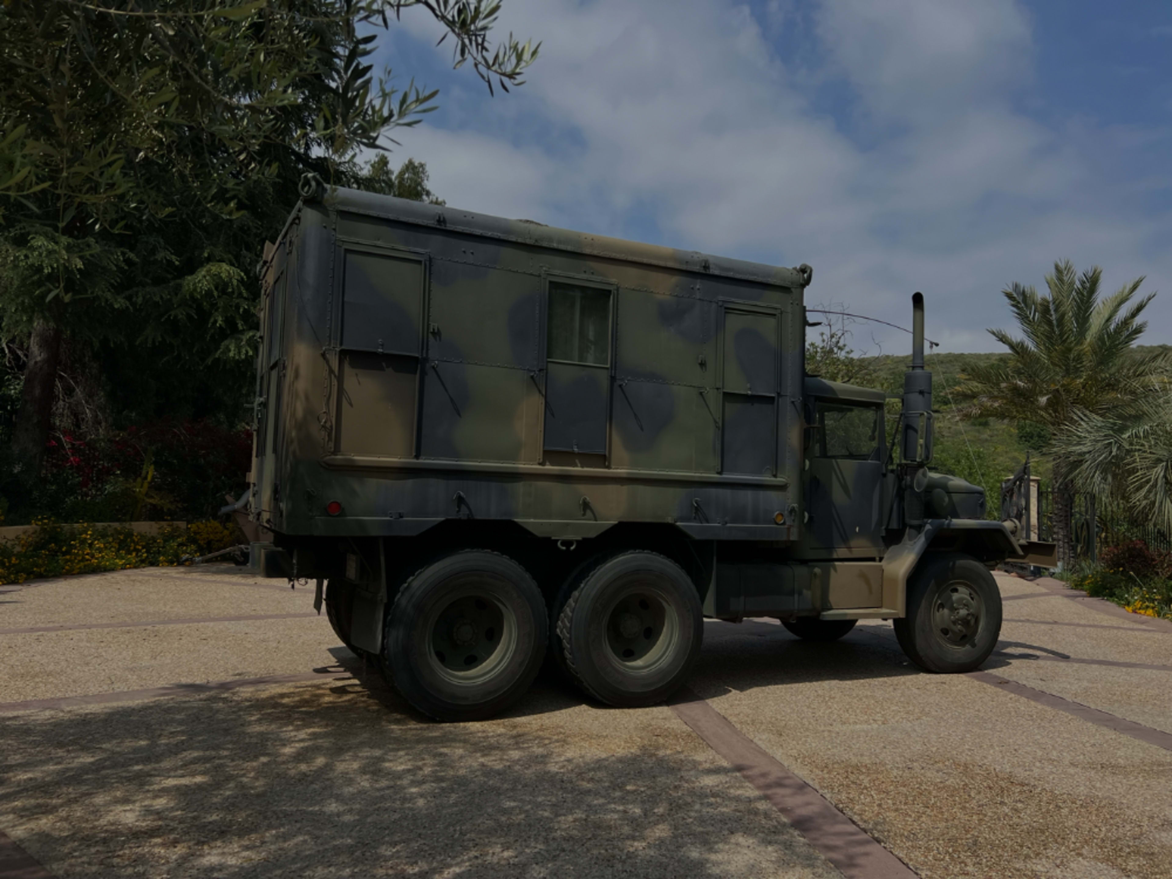 Use of military truck for prop 