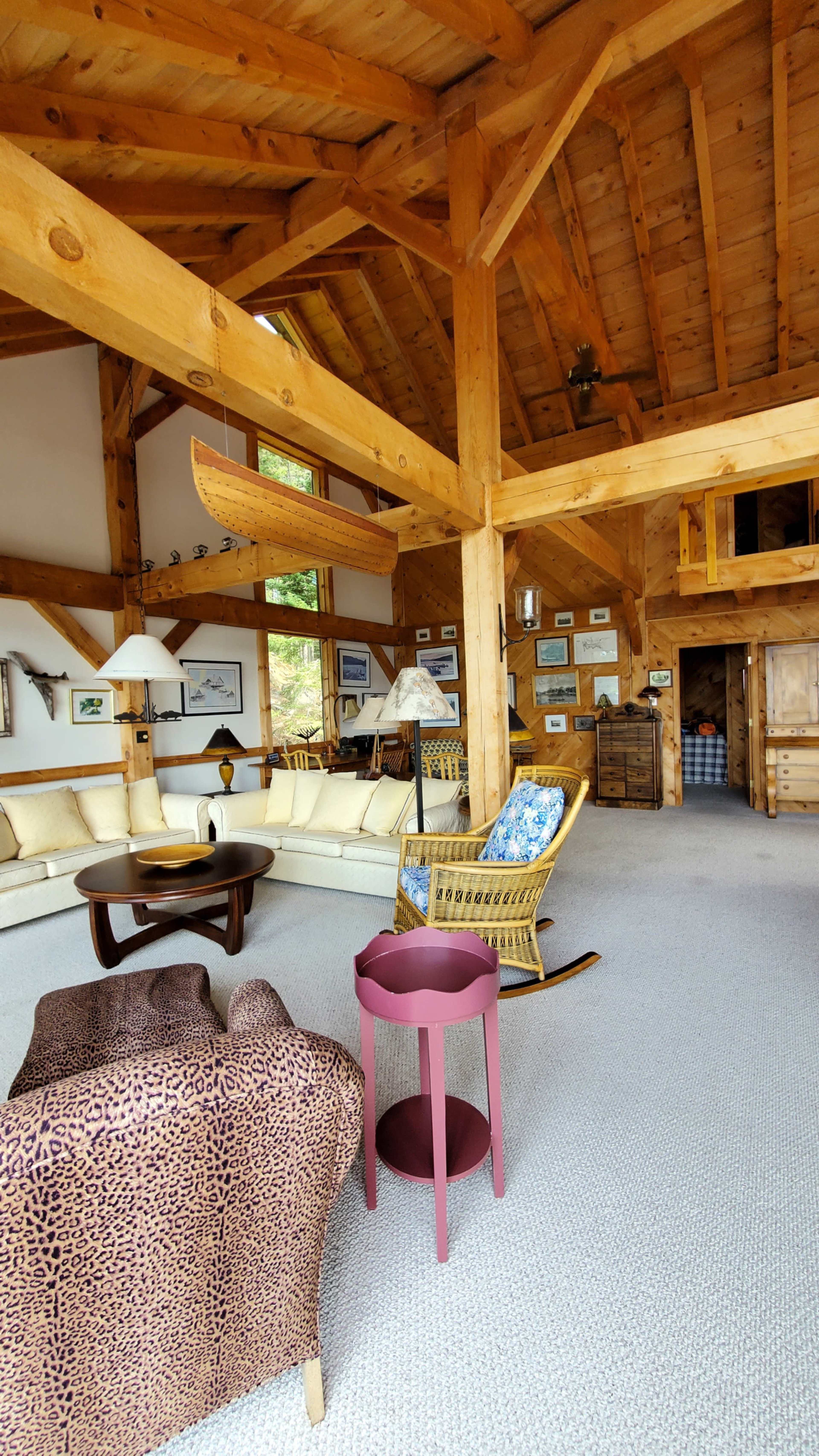 Gorgeous indoor outdoor mountain lakehouse. Image in Rangeley, Oquossoc, ME