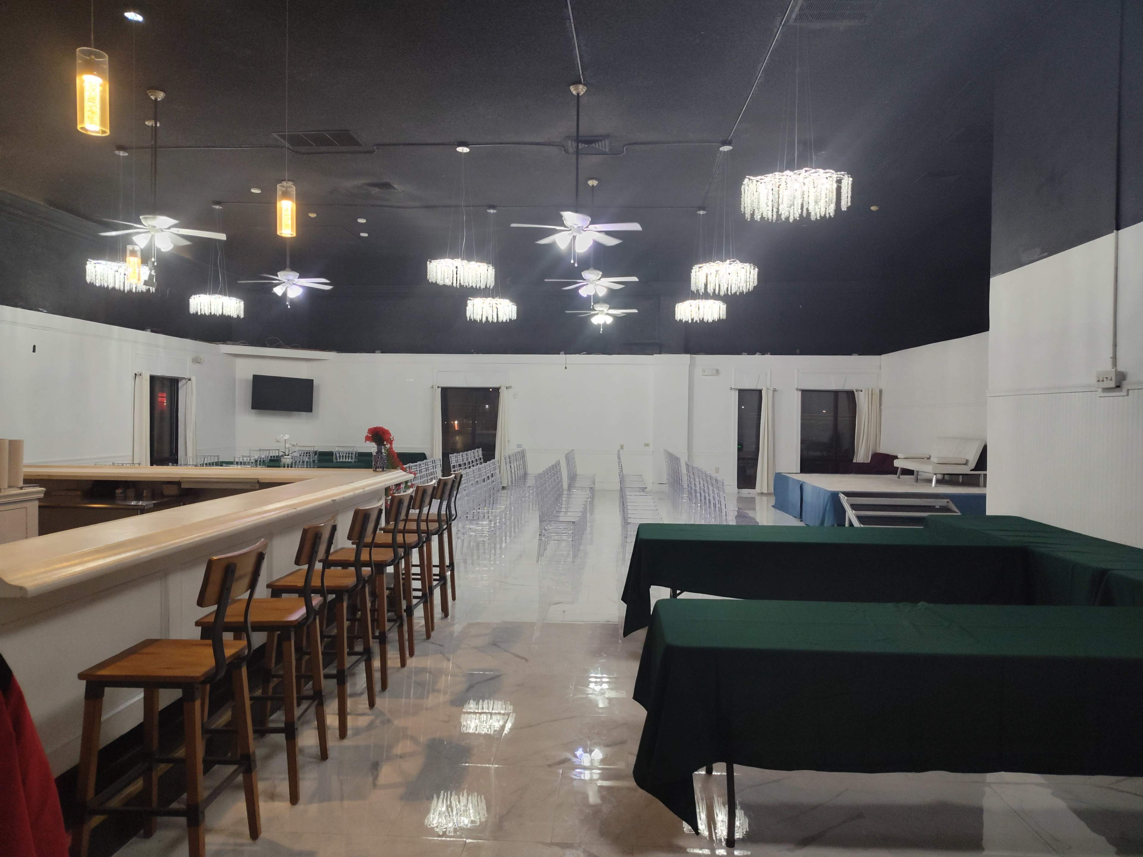 Modern elegant banquet hall right outside the city. Image in Haverford Township, Havertown, PA